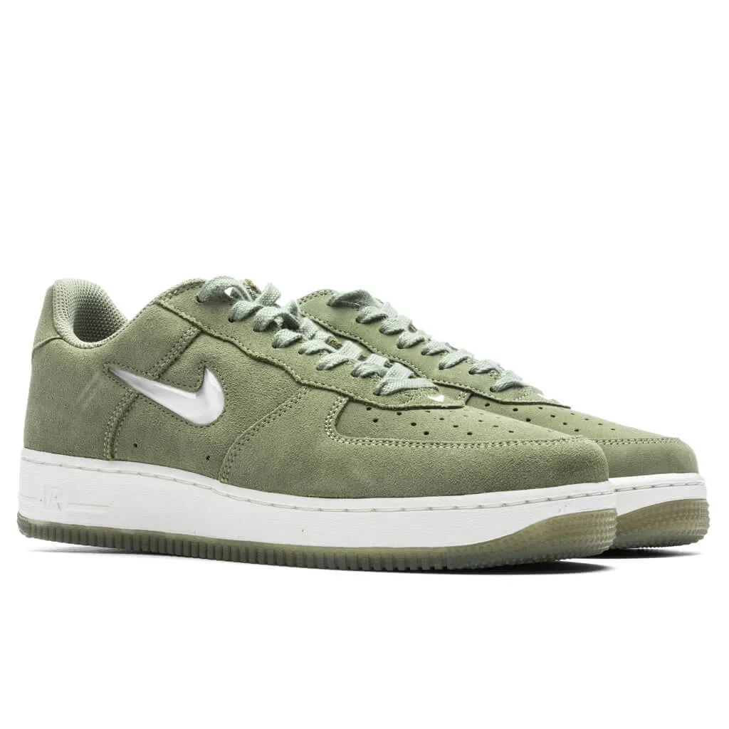 Air Force 1 Low Retro Green Suede - Oil Green/Summit White Nike trainers with responsive foam