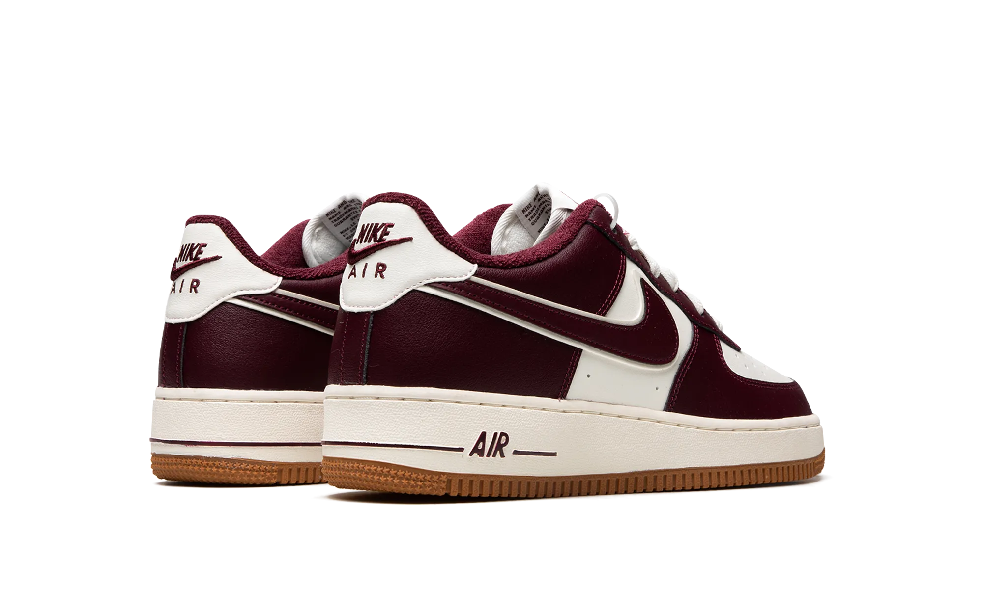 AIR FORCE 1 LV8 (GS) "College Pack - Night Maroon" nike school-ready sneakers
