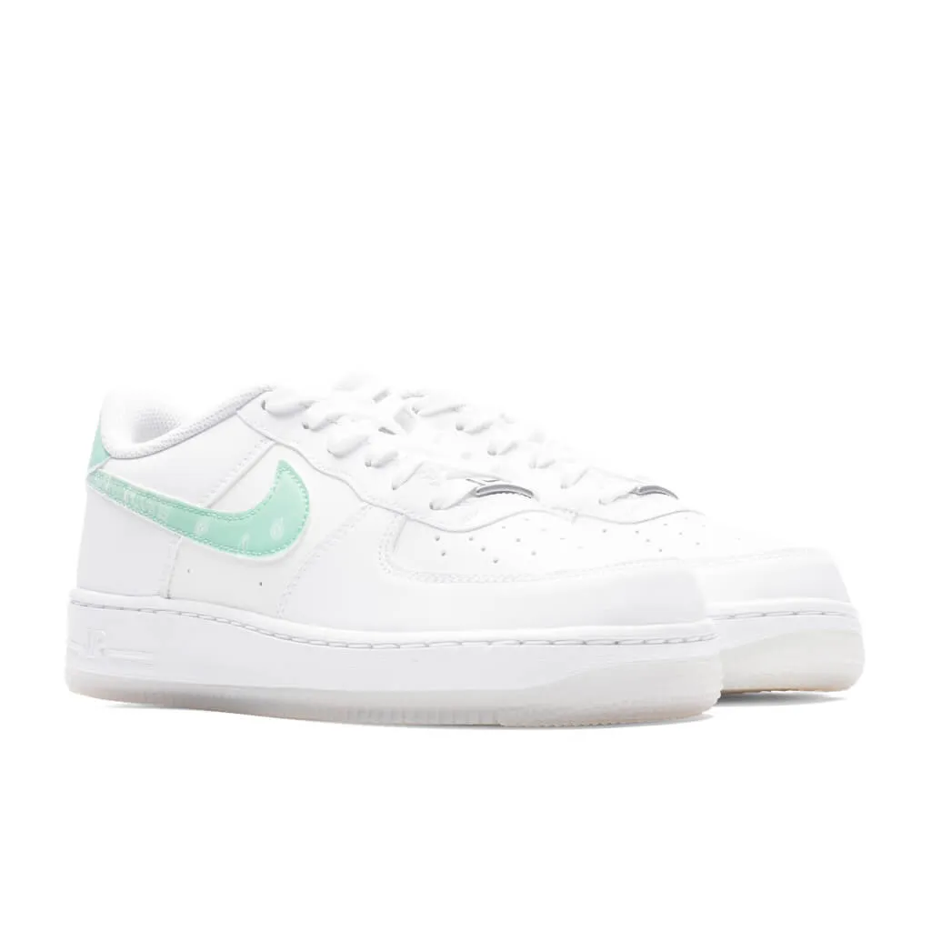 Air Force 1 LV8 (GS) - White/Mint Foam/Phantom Nike Retro Lifestyle Shoes