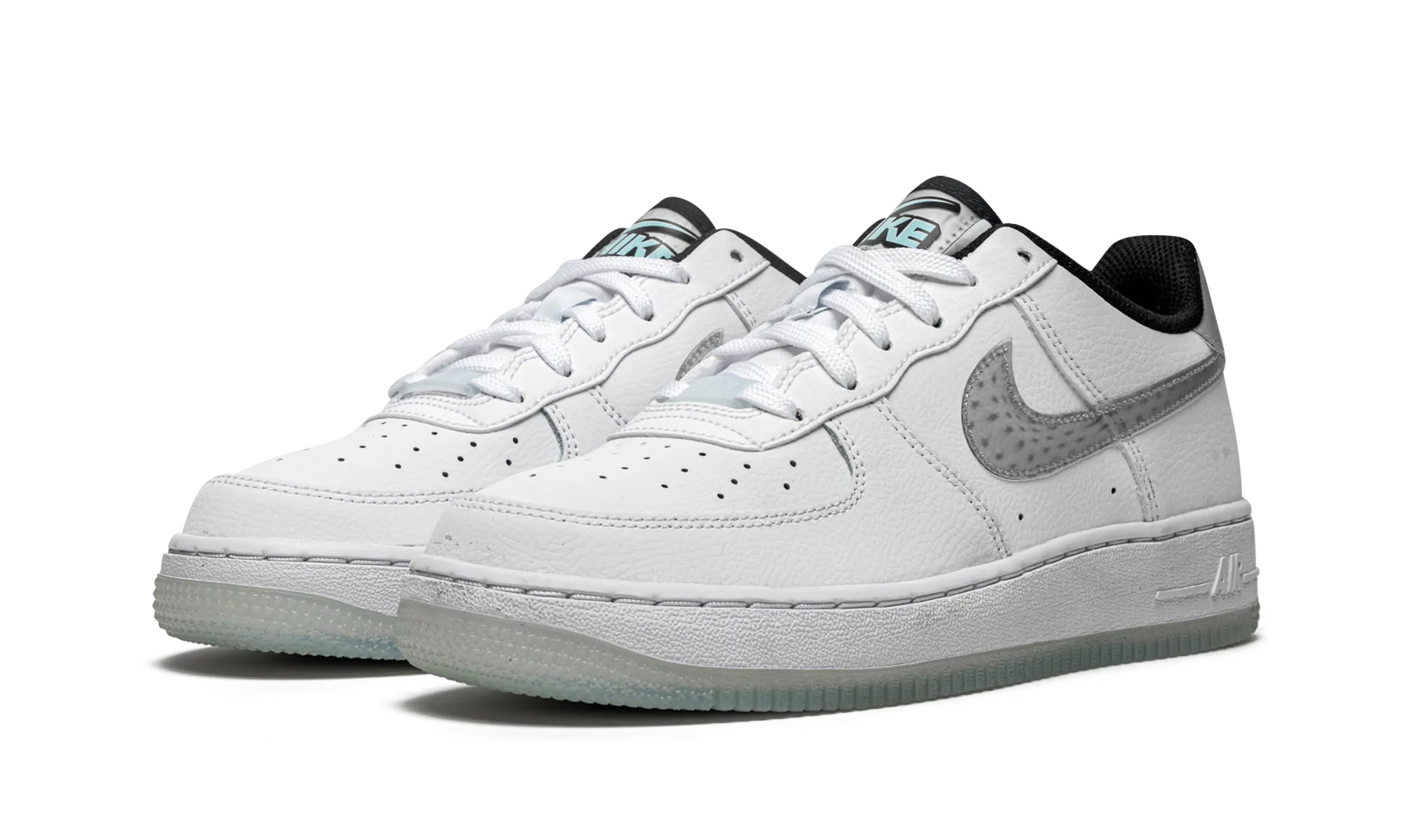 Air Force 1 LV8 KSA GS "White / Glacier Blue" nike grade school kids sneakers