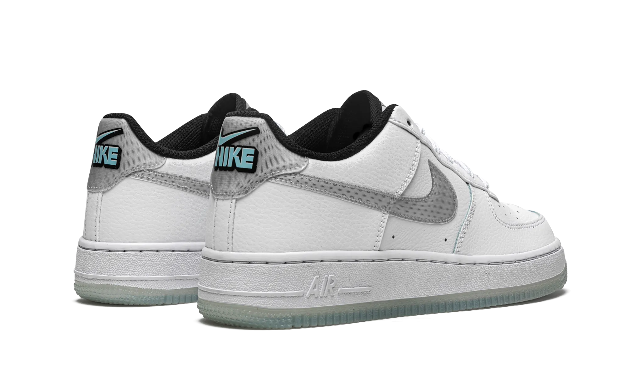 Air Force 1 LV8 KSA GS "White / Glacier Blue" nike grade school kids sneakers