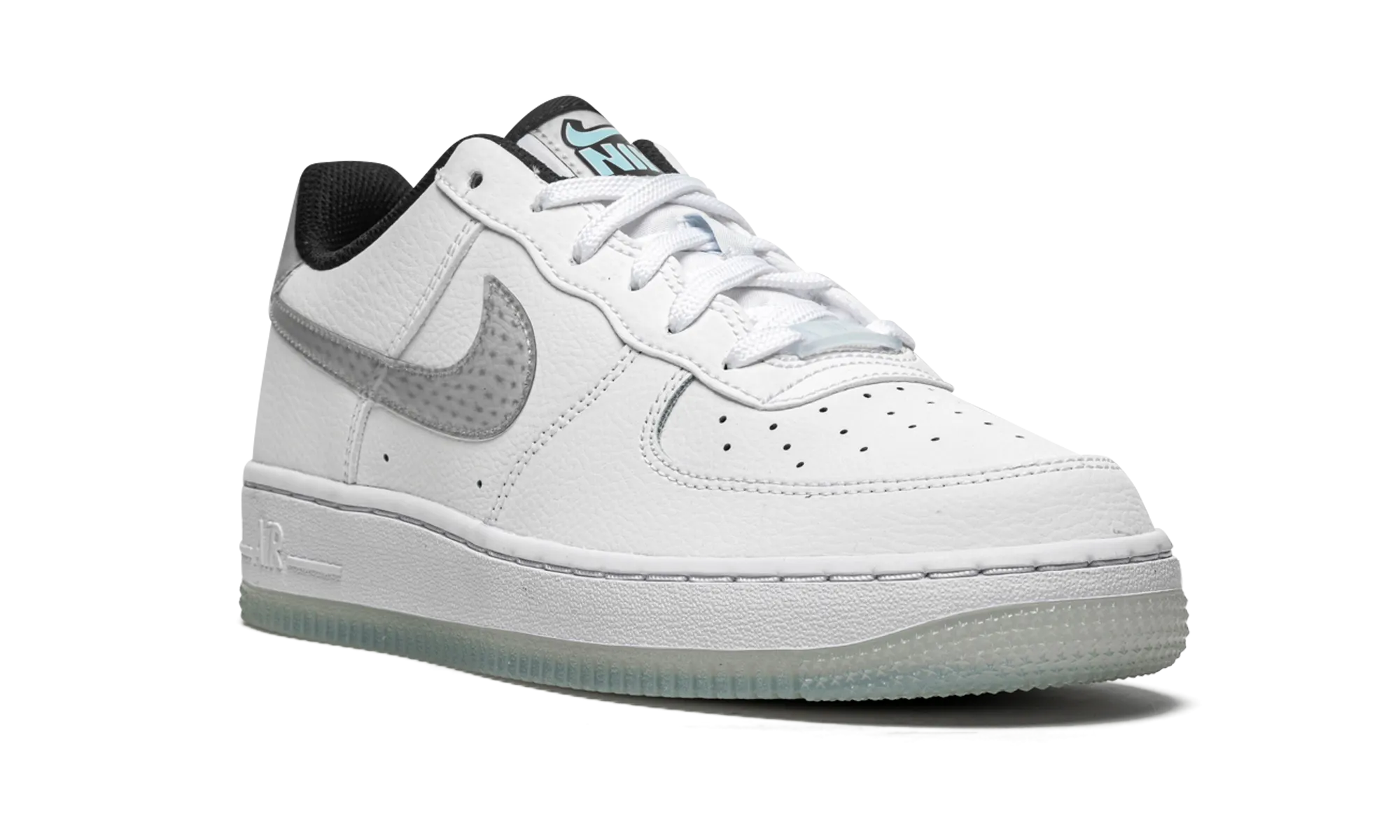 Air Force 1 LV8 KSA GS "White / Glacier Blue" nike grade school kids sneakers