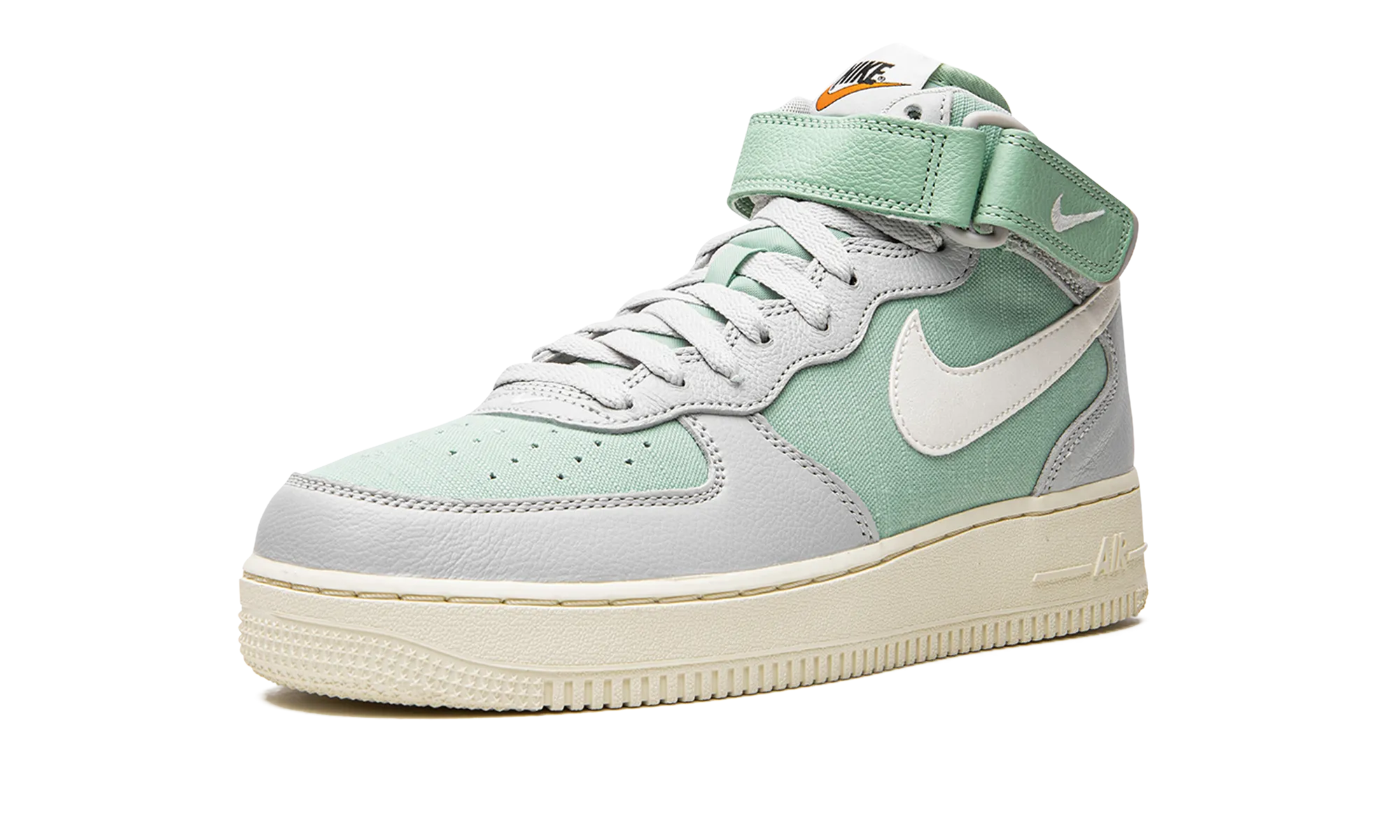 Air Force 1 Mid '07 LX "Grey Fog Enamel Green" nike mens sport sneakers