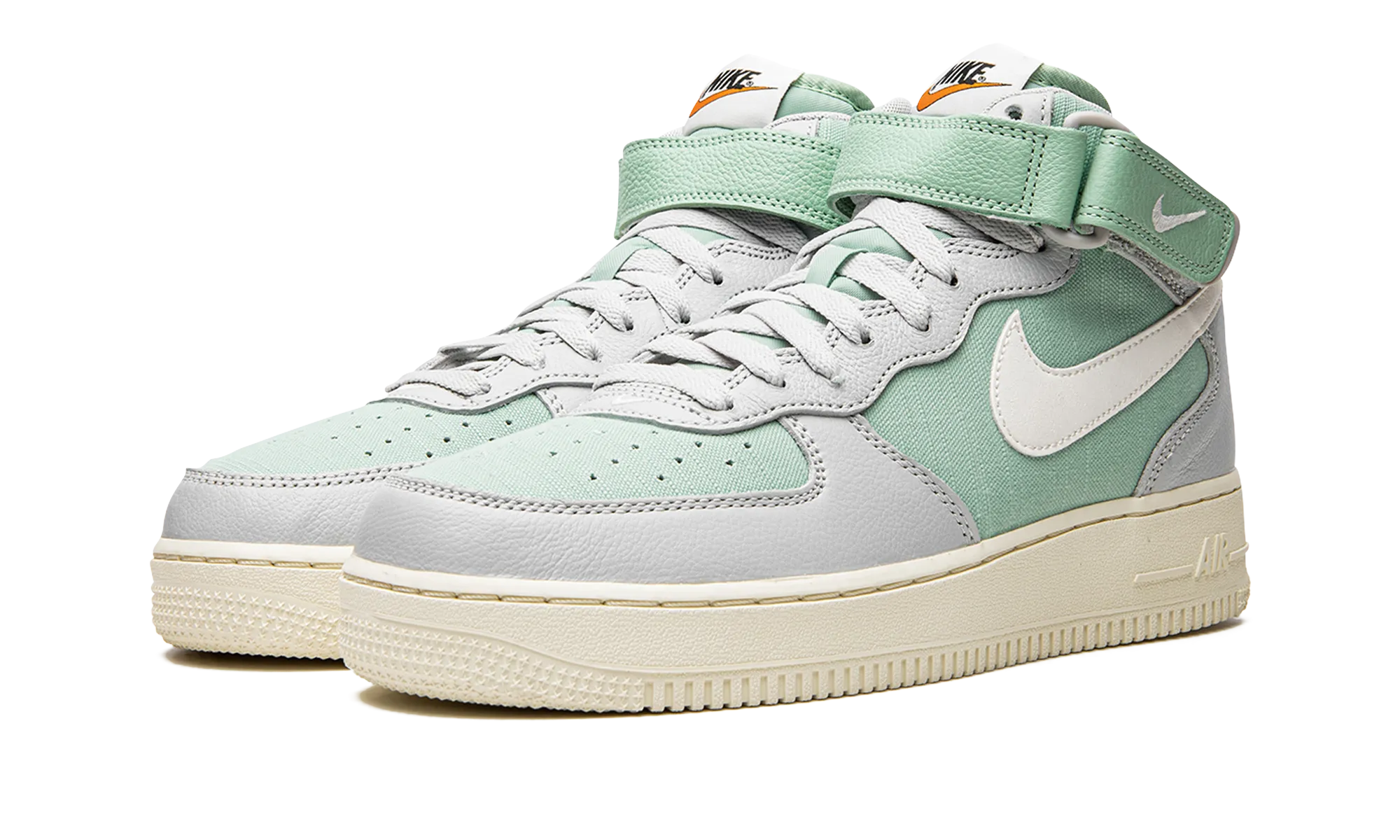 Air Force 1 Mid '07 LX "Grey Fog Enamel Green" nike mens sport sneakers
