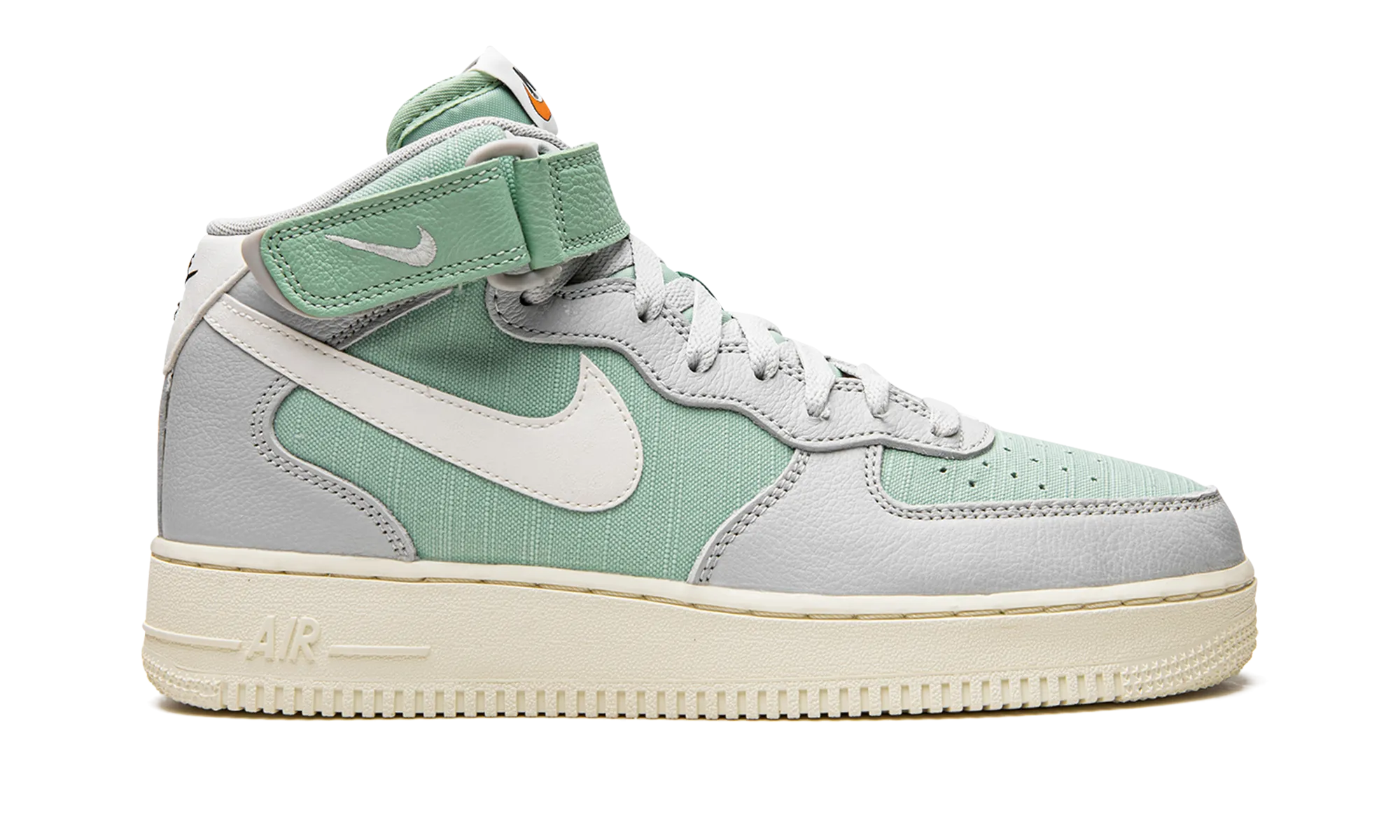 Air Force 1 Mid '07 LX "Grey Fog Enamel Green" nike mens sport sneakers
