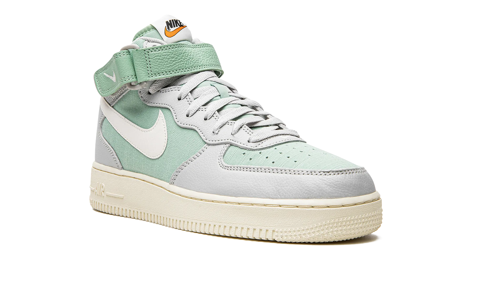 Air Force 1 Mid '07 LX "Grey Fog Enamel Green" nike mens sport sneakers