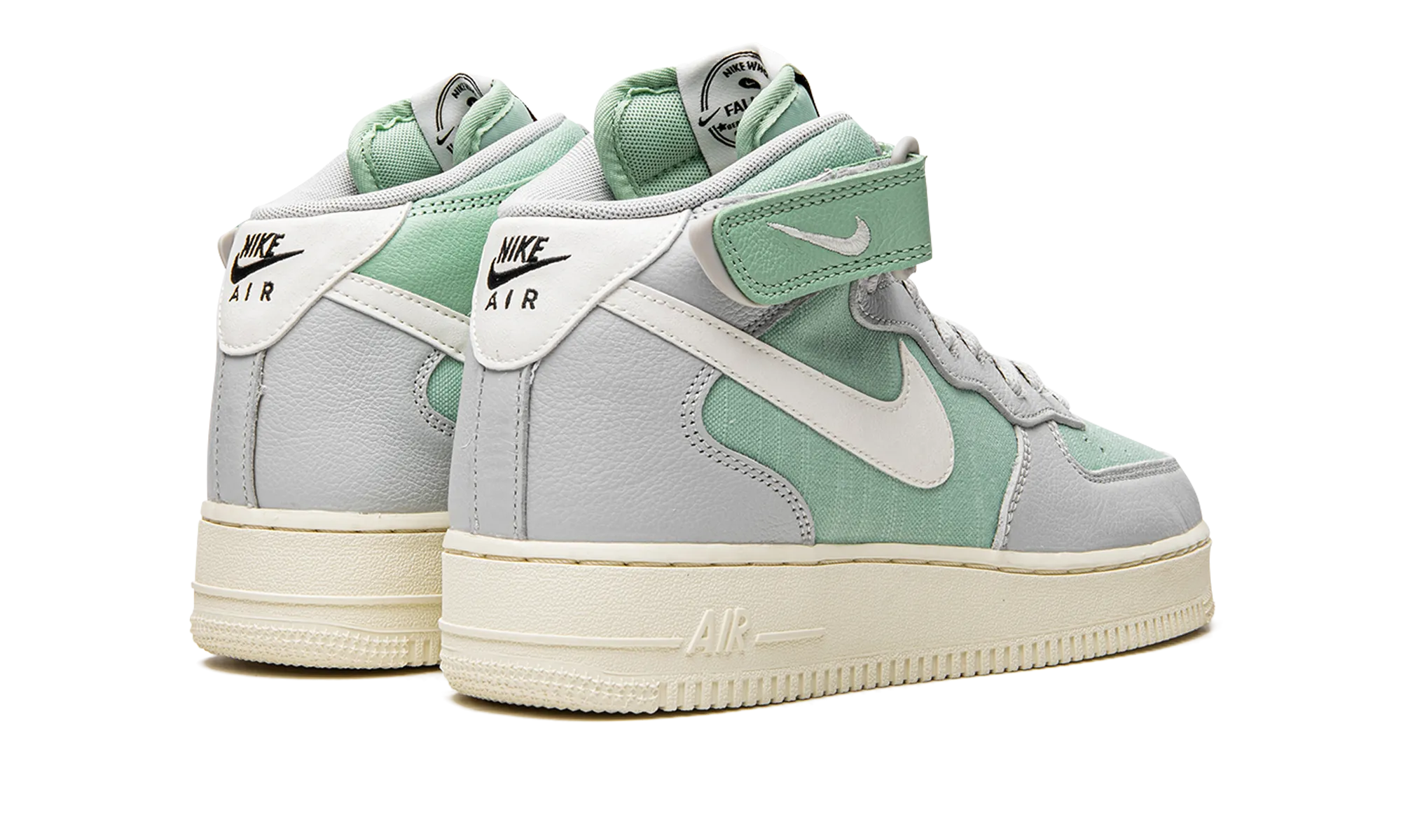 Air Force 1 Mid '07 LX "Grey Fog Enamel Green" nike mens sport sneakers