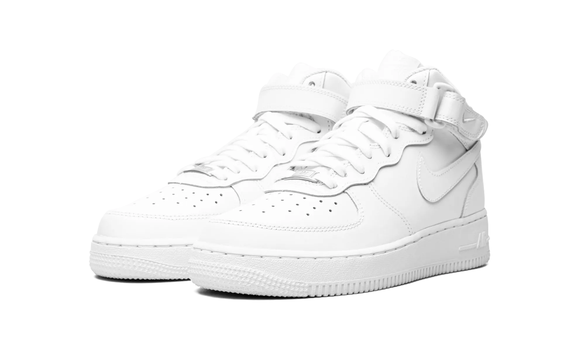 Air Force 1 Mid GS "Triple White" nike school-ready sneakers