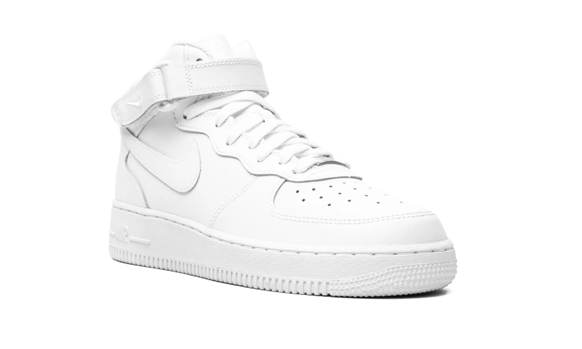 Air Force 1 Mid GS "Triple White" nike school-ready sneakers