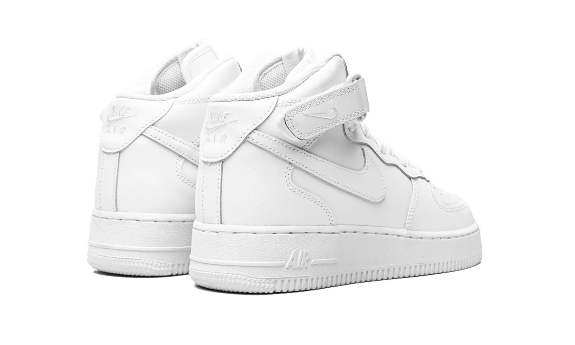 Air Force 1 Mid GS "Triple White" nike school-ready sneakers