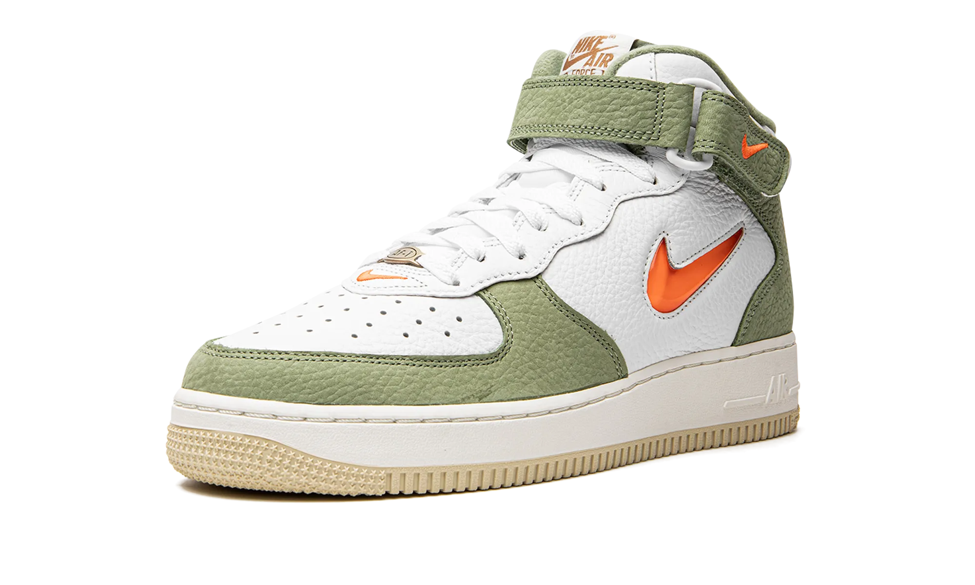 Air Force 1 Mid QS "Jewel Oil Green" nike mens sport sneakers