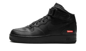 Air Force 1 Mid "Supreme - Mini Box Logo Black" Nike Mens shoes
