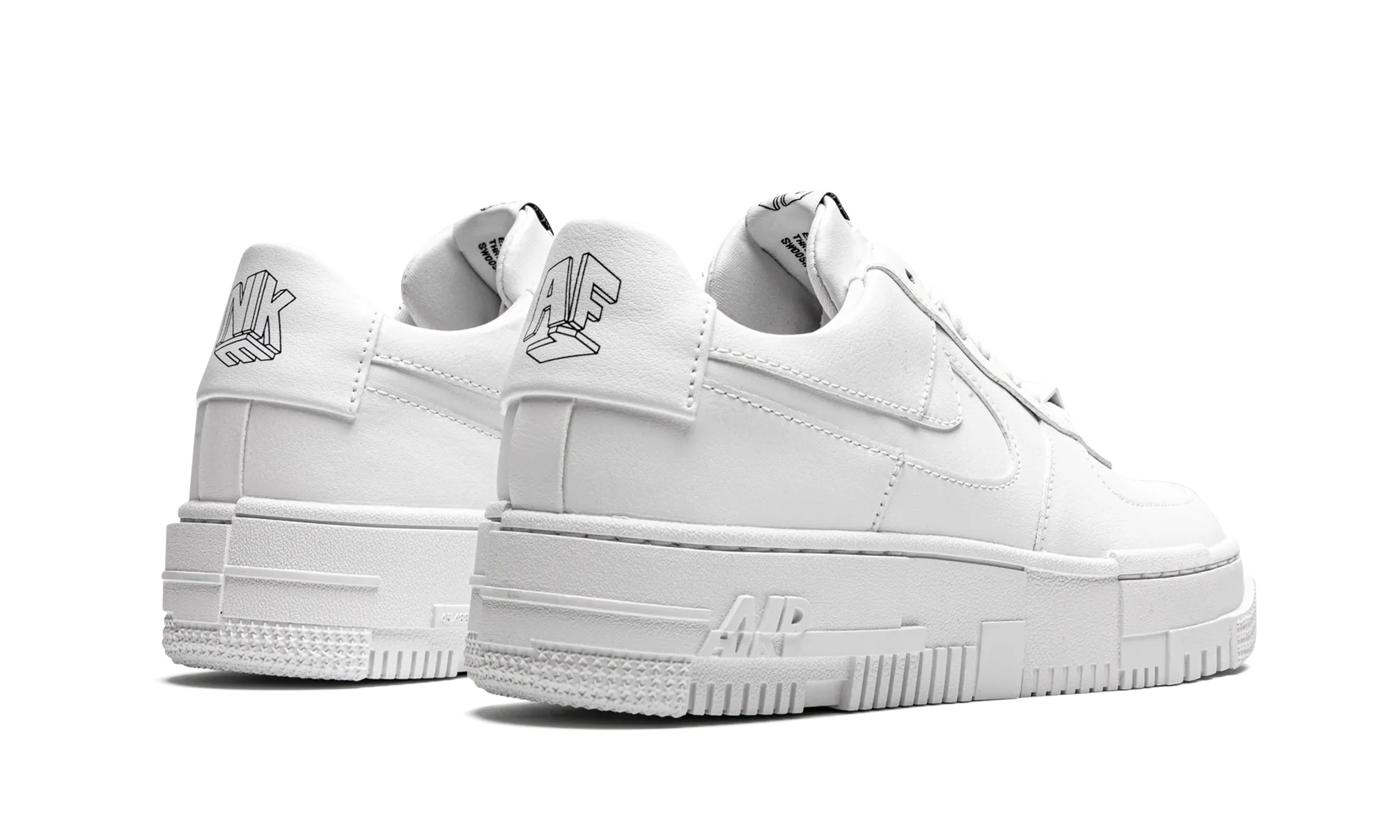 AIR FORCE 1 PIXEL MNS WMNS "Triple White" nike womens casual sneakers