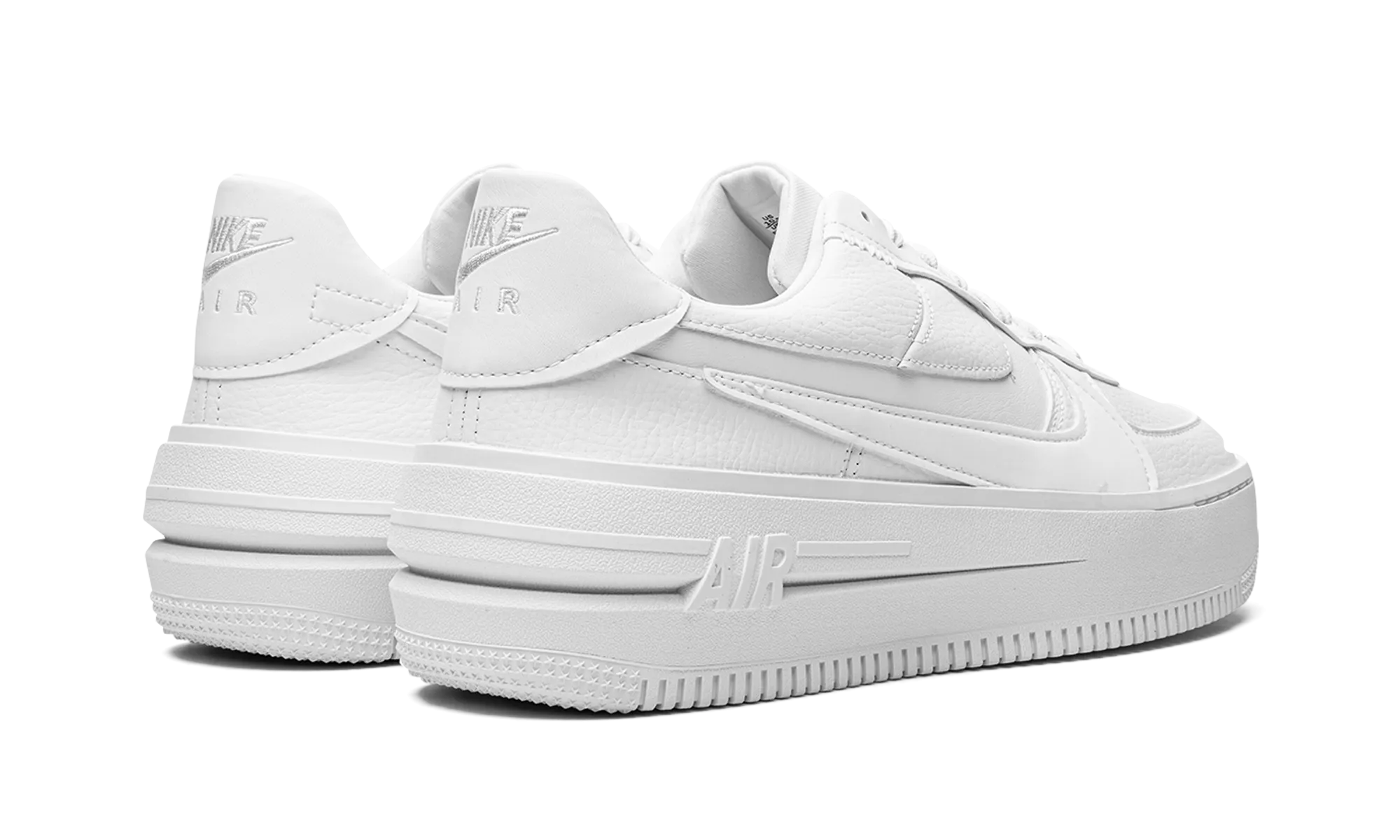 AIR FORCE 1 PLT.AF.ORM MNS WMNS "Triple-White" nike womens mesh trainers