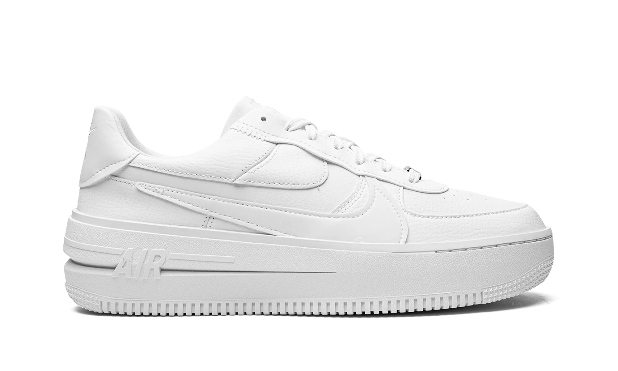 AIR FORCE 1 PLT.AF.ORM MNS WMNS "Triple-White" nike womens mesh trainers