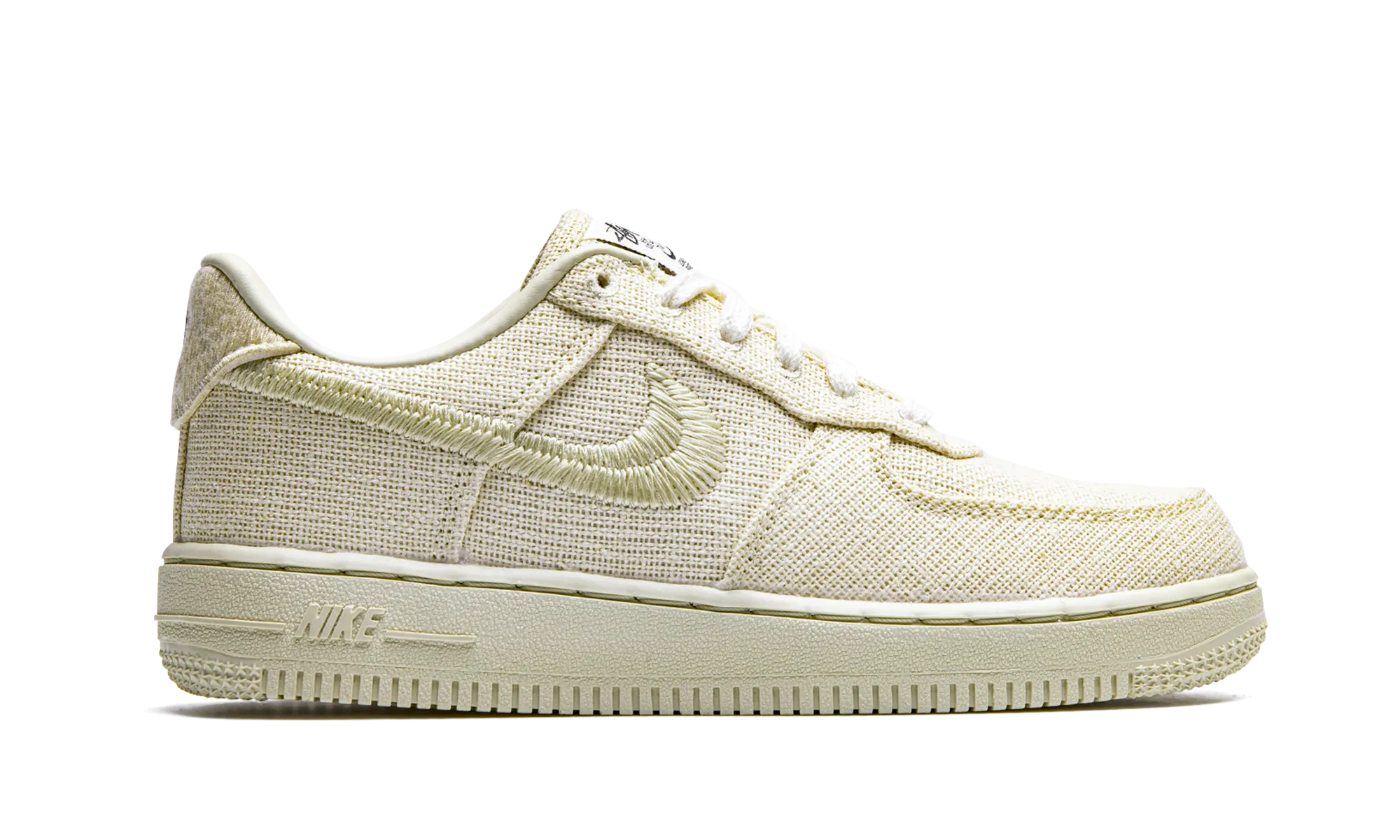 Air Force 1 PS "Stussy - Fossil" nike preschool slip-on sneakers