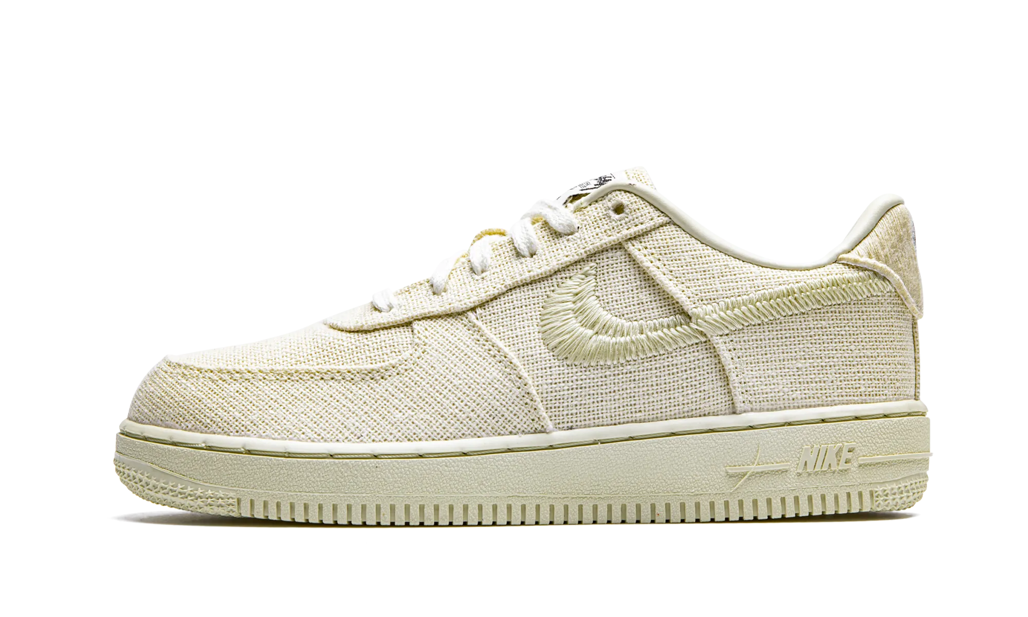 Air Force 1 PS "Stussy - Fossil" nike preschool slip-on sneakers