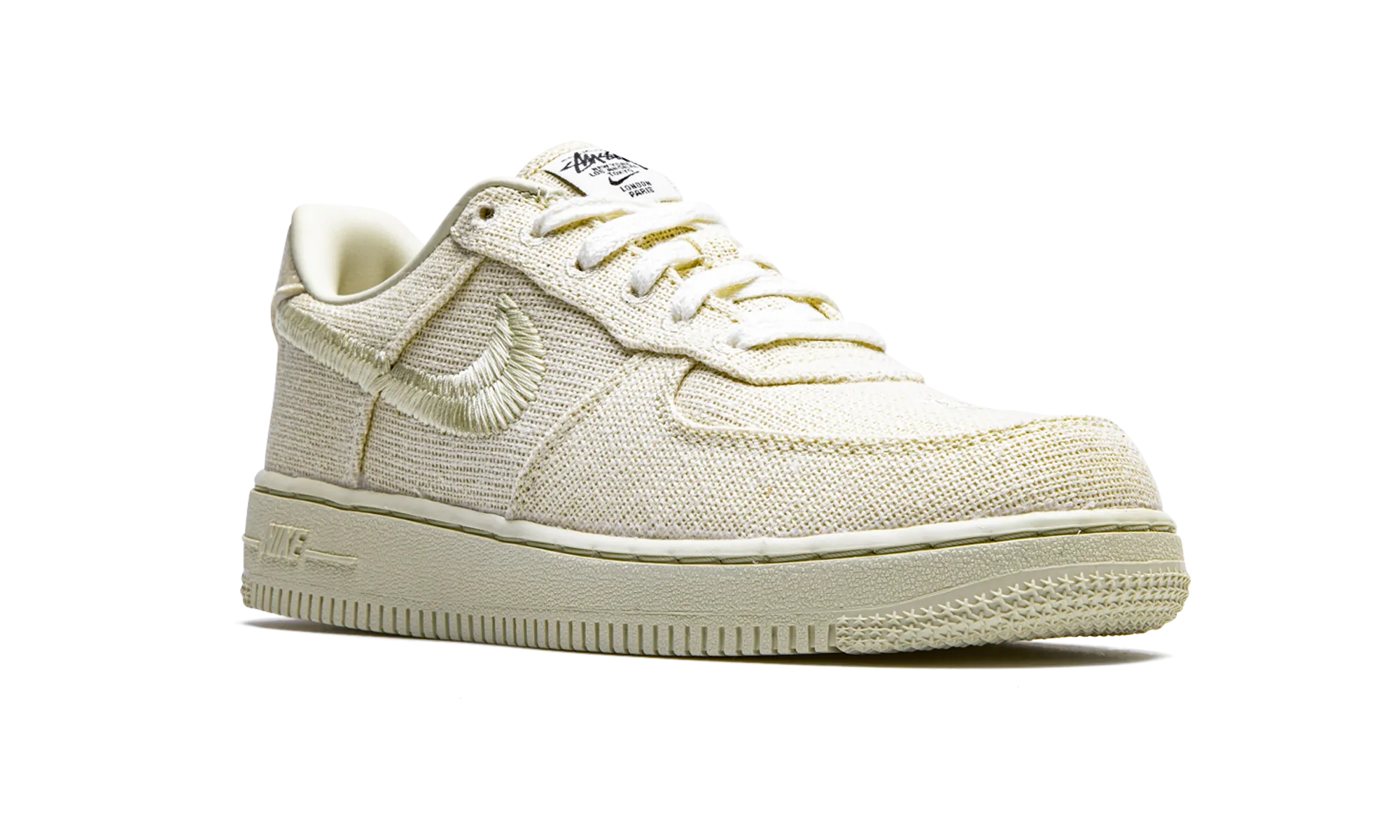 Air Force 1 PS "Stussy - Fossil" nike preschool slip-on sneakers