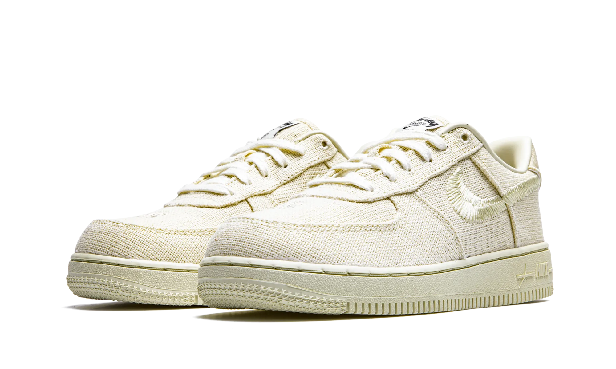 Air Force 1 PS "Stussy - Fossil" nike preschool slip-on sneakers