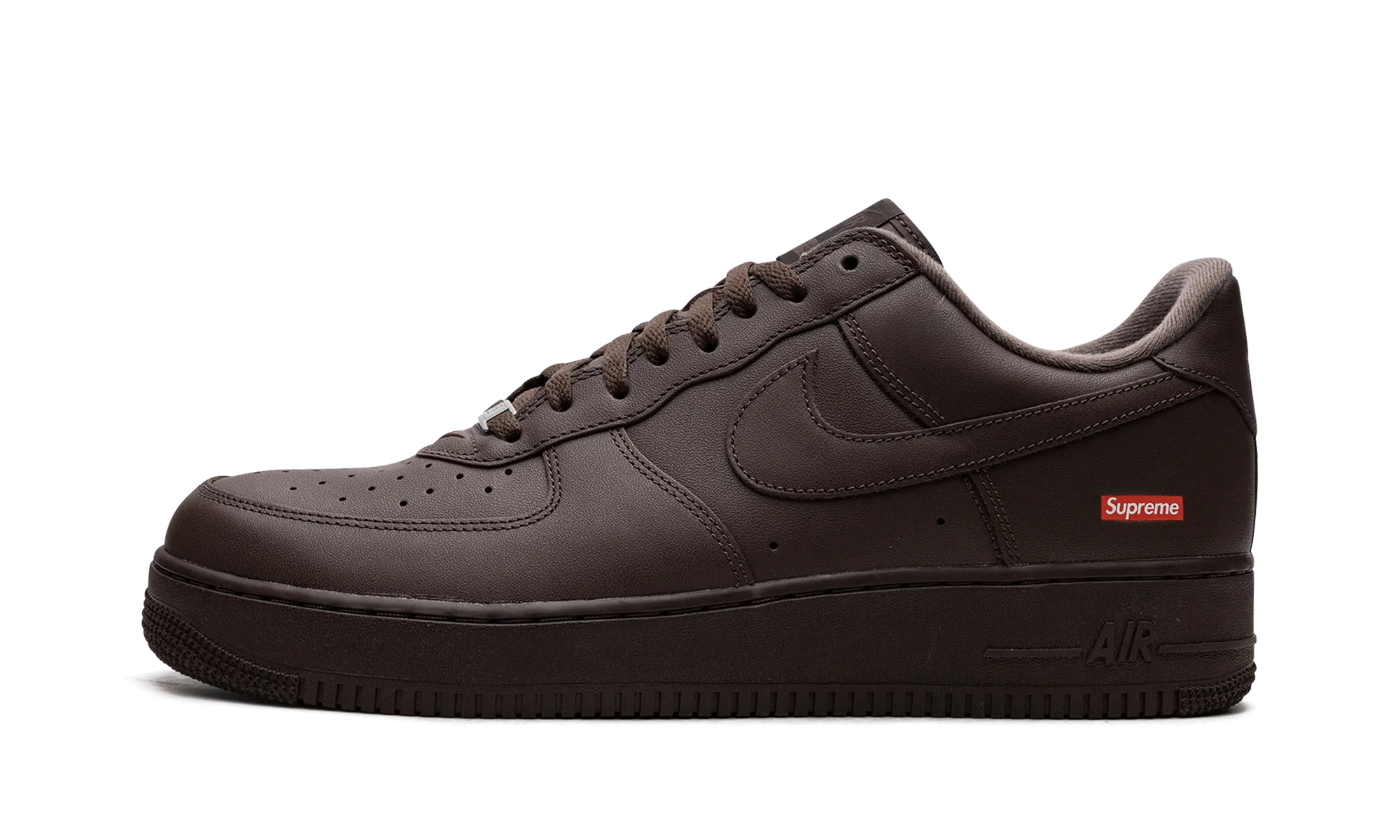 Air Force 1 "Supreme - Mini Box Logo Brown" Nike Mens sneakers
