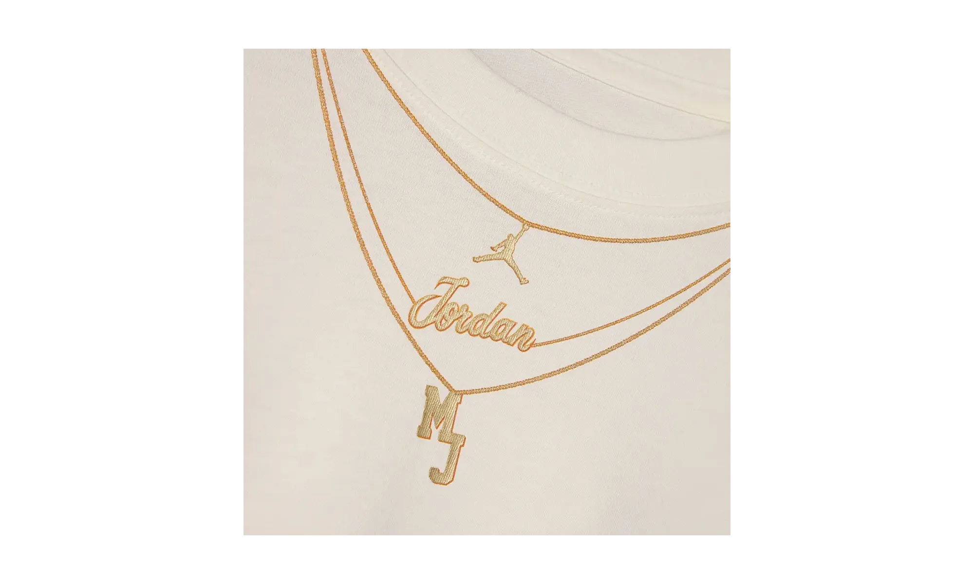 Air Heritage Gold Chain Tee "White" jordan retro mens collection