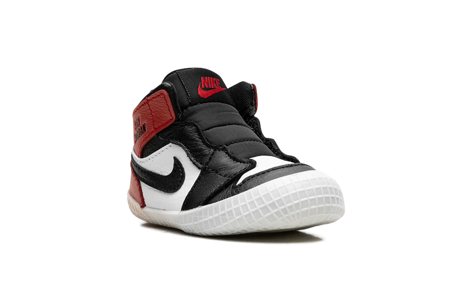 Air Jordan 1 Crib Bootie "Black Toe Reimagined" jordan toddler baby shoes