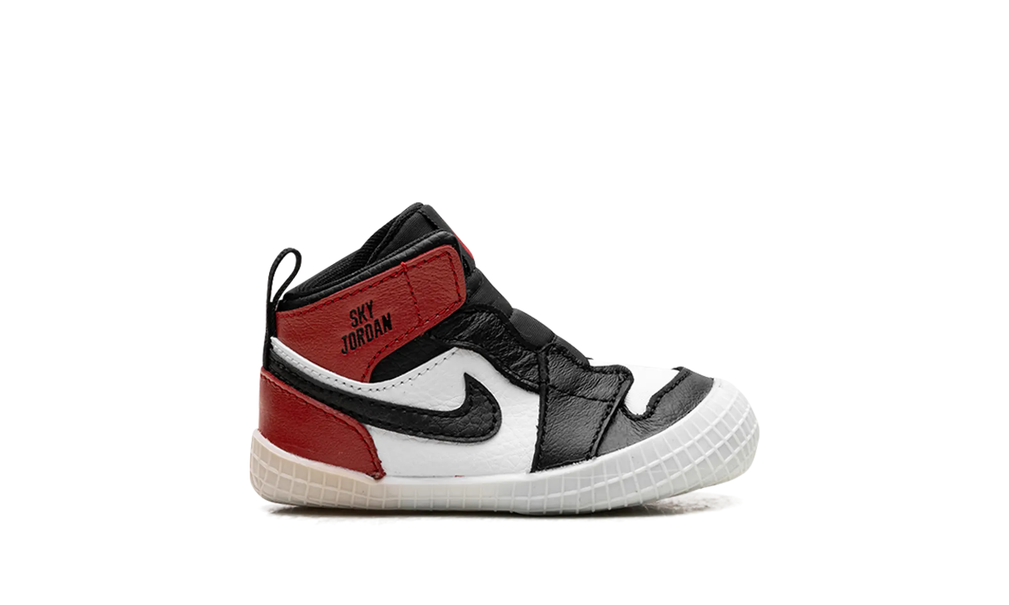 Air Jordan 1 Crib Bootie "Black Toe Reimagined" jordan toddler baby shoes