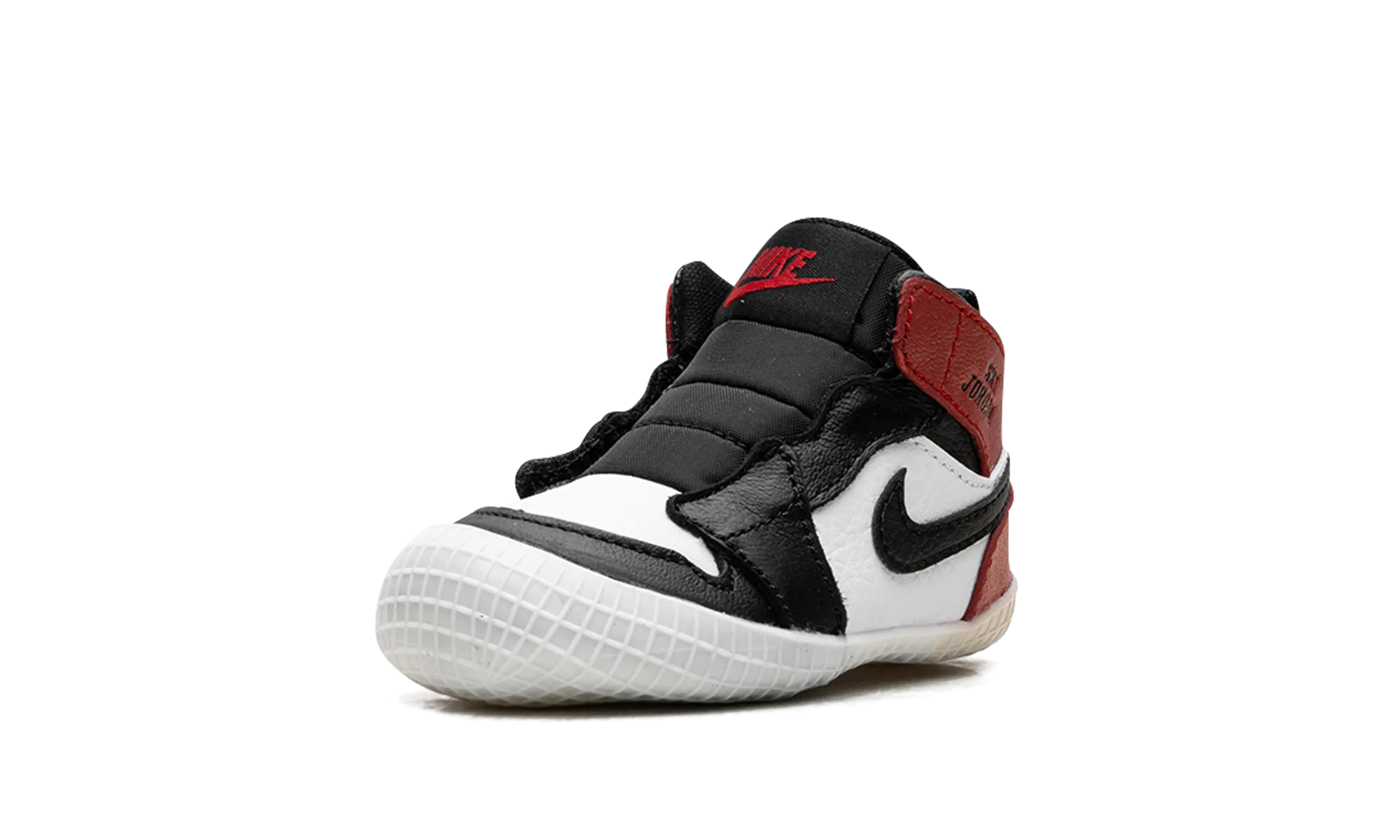 Air Jordan 1 Crib Bootie "Black Toe Reimagined" jordan toddler baby shoes