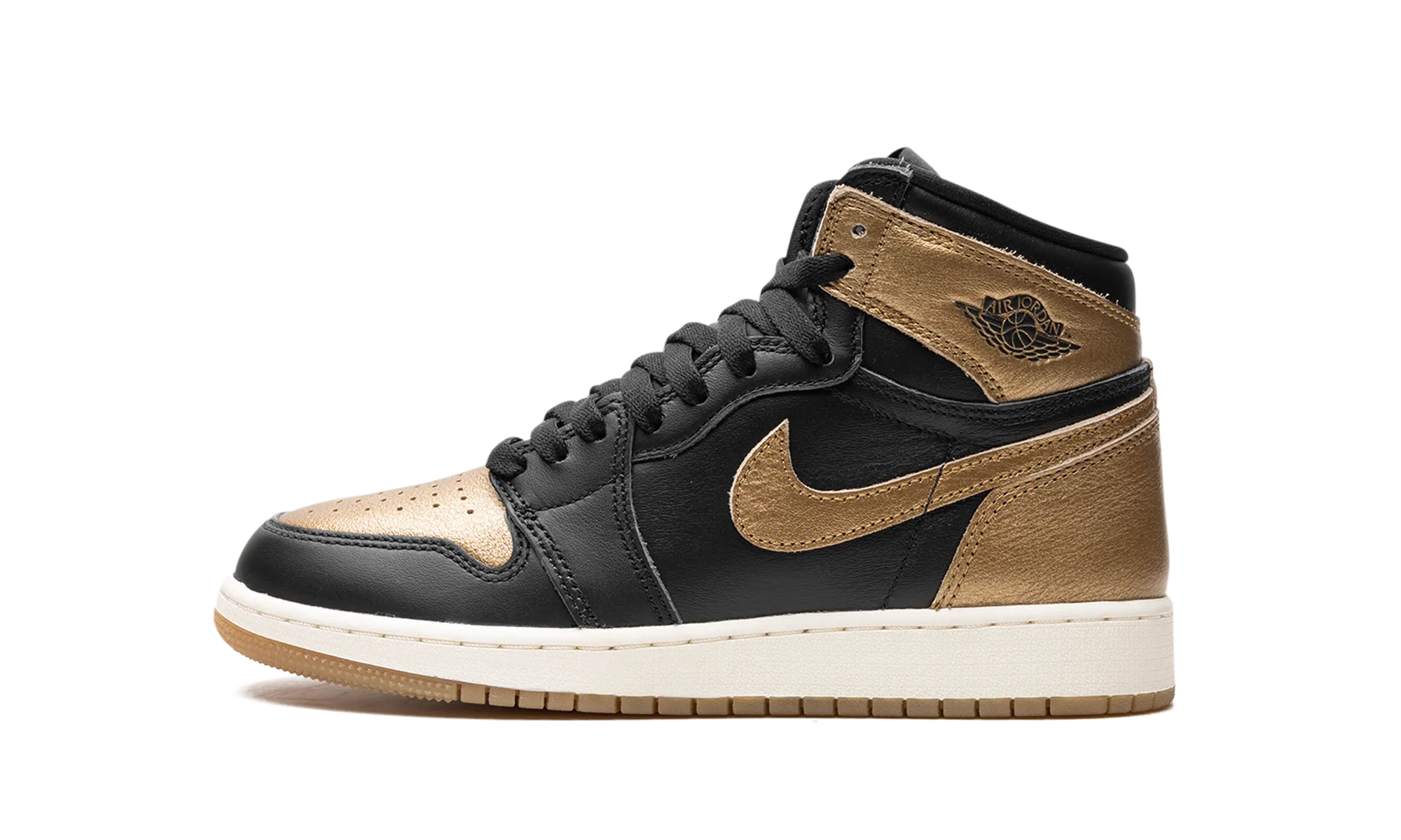 Air Jordan 1 GS "Black Metallic Gold" Jordan Grade School styles
