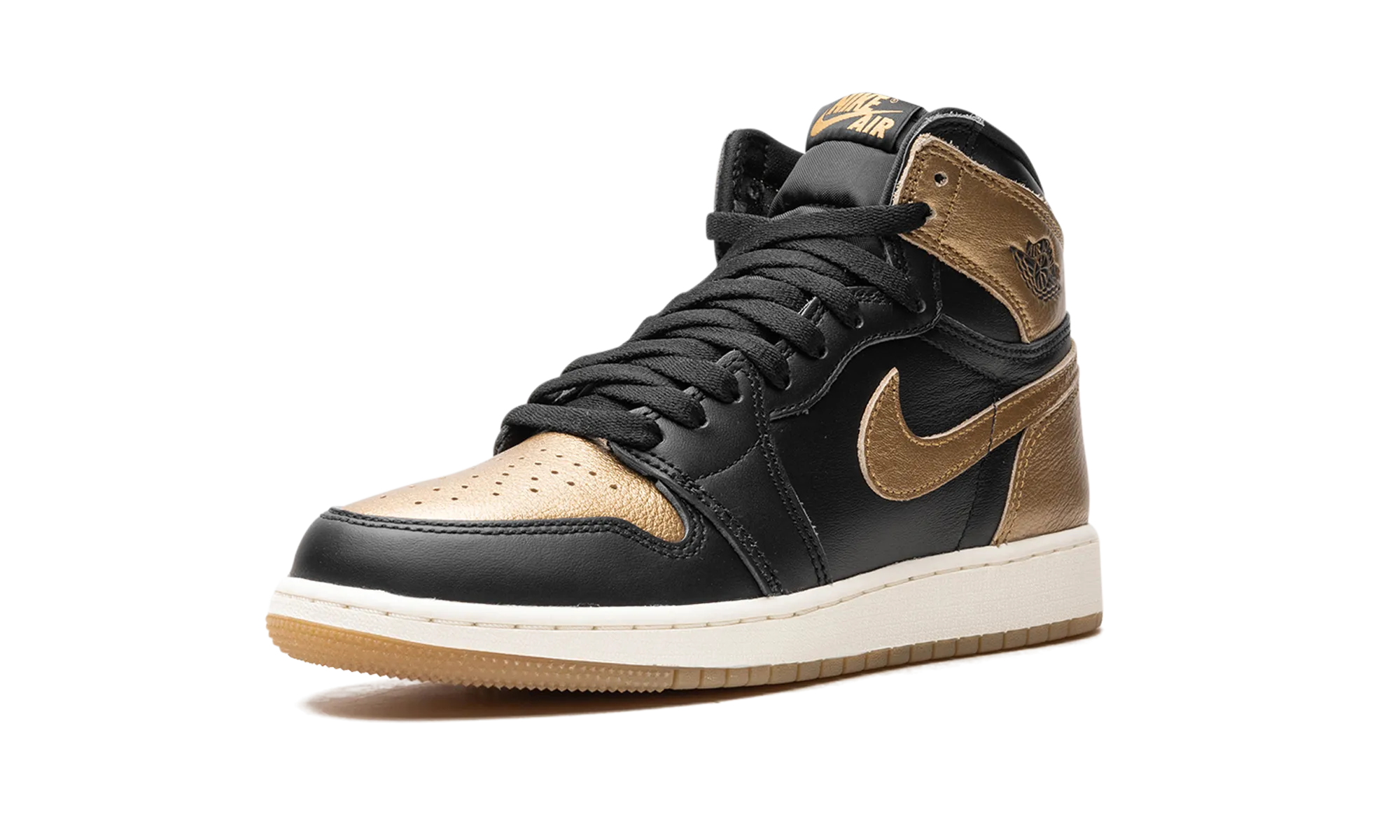 Air Jordan 1 GS "Black Metallic Gold" jordan school kids shoes