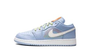 Air Jordan 1 GS "Blue Stitch" Jordan Grade School shoes
