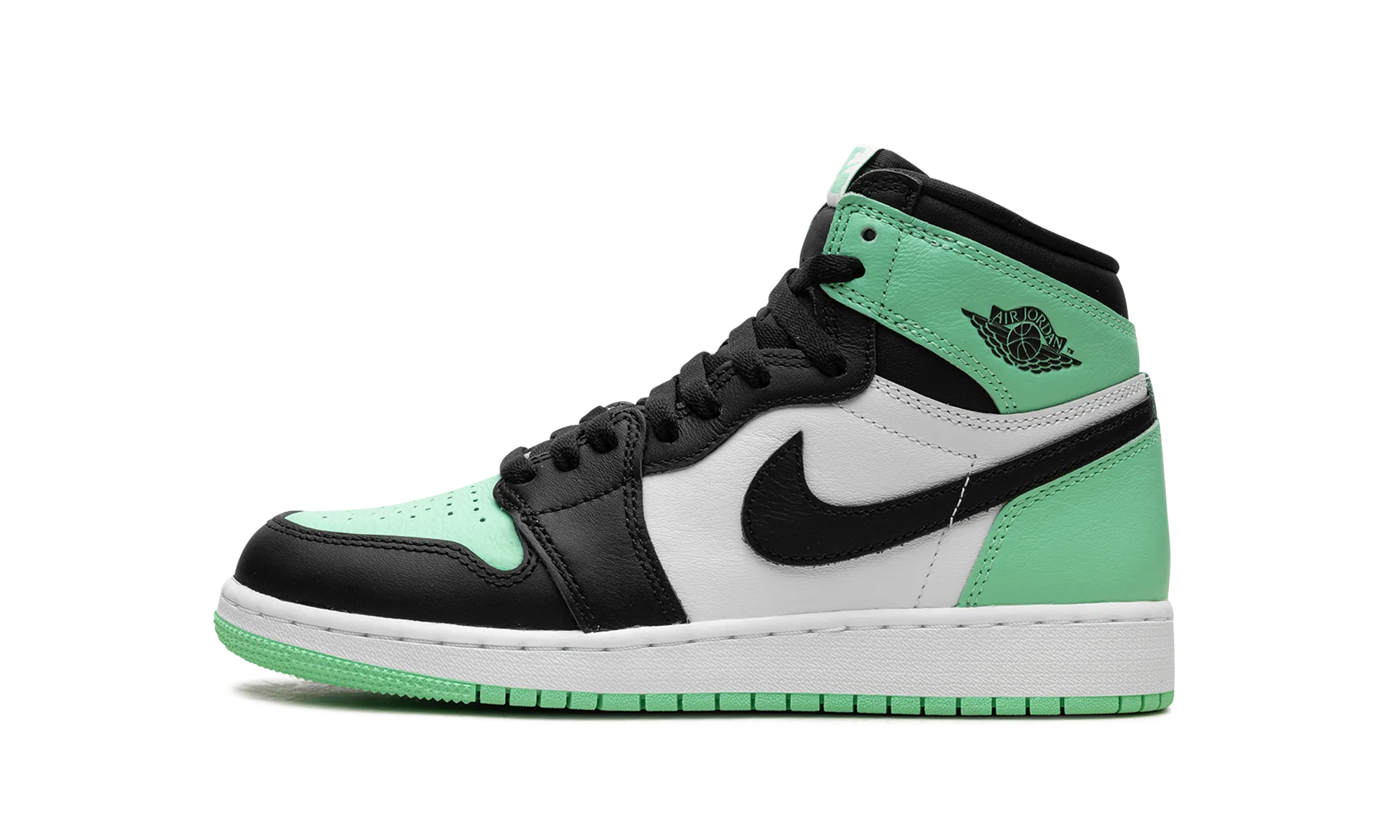 Air Jordan 1 GS "Green Glow" Jordan Grade School styles