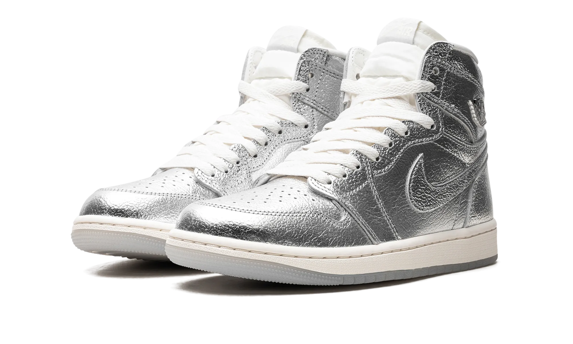 Air Jordan 1 High OG WMNS "Metallic Silver" jordan womens sporty sneakers