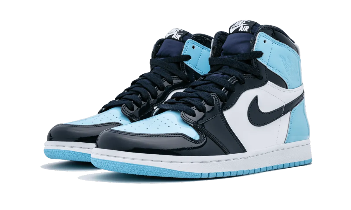 AIR JORDAN 1 HIGH OG WMNS "UNC Patent Leather" jordan womens sporty sneakers