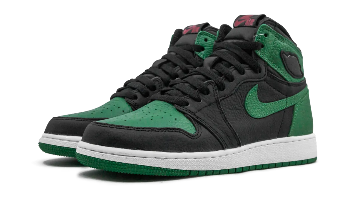 Air Jordan 1 High Retro GS "Pine Green Black" jordan grade school sneakers