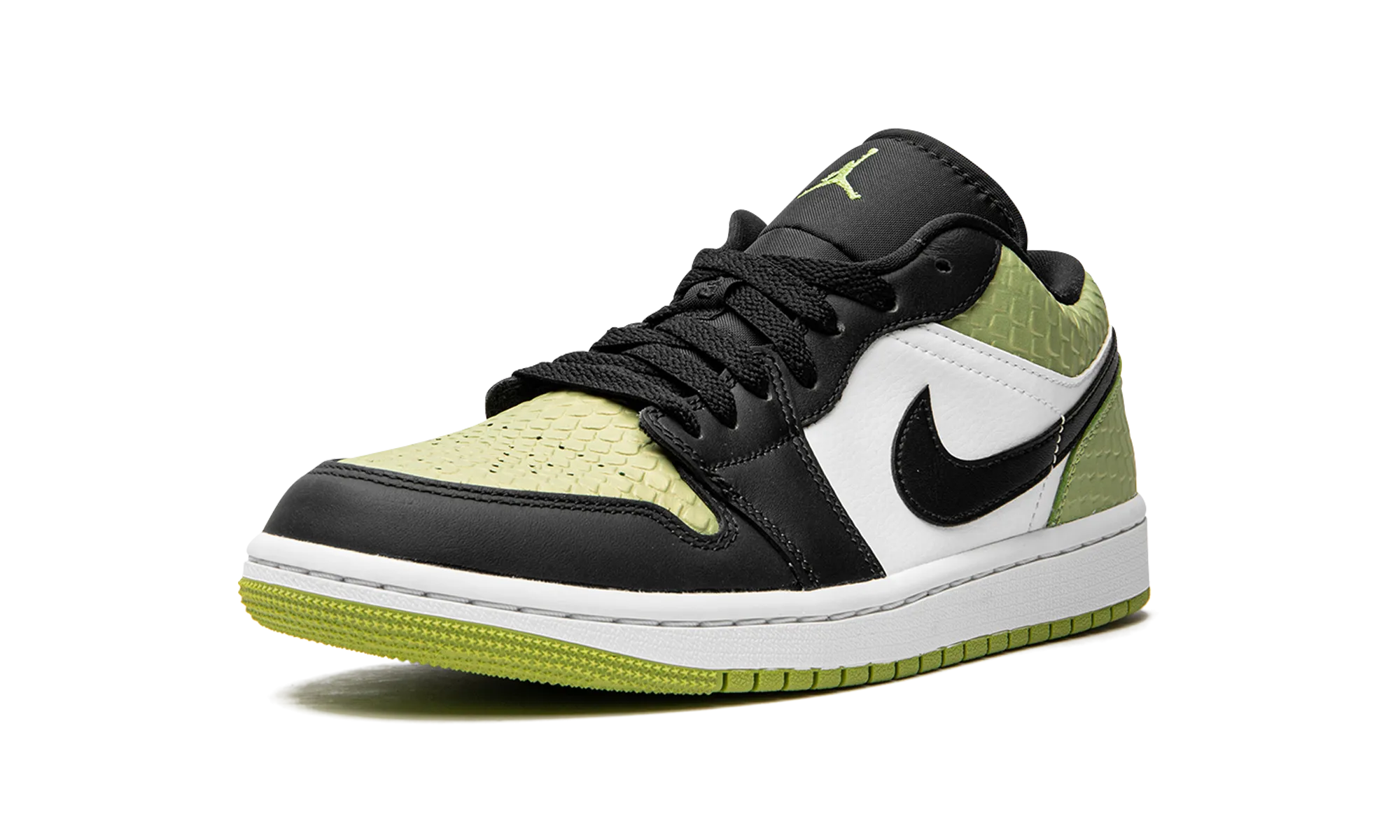 AIR JORDAN 1 LO SE WMNS "Vivid Green Snakeskin" jordan classic womens shoes