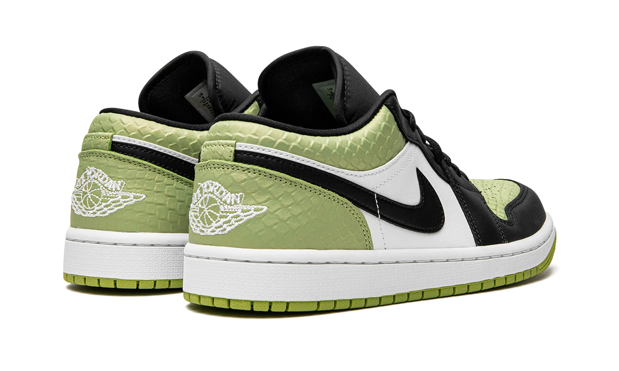 AIR JORDAN 1 LO SE WMNS "Vivid Green Snakeskin" jordan classic womens shoes