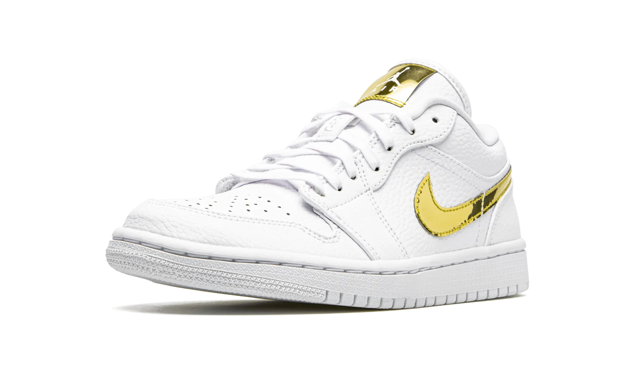 AIR JORDAN 1 LO SE WMNS "White Metallic Gold" jordan classic womens shoes