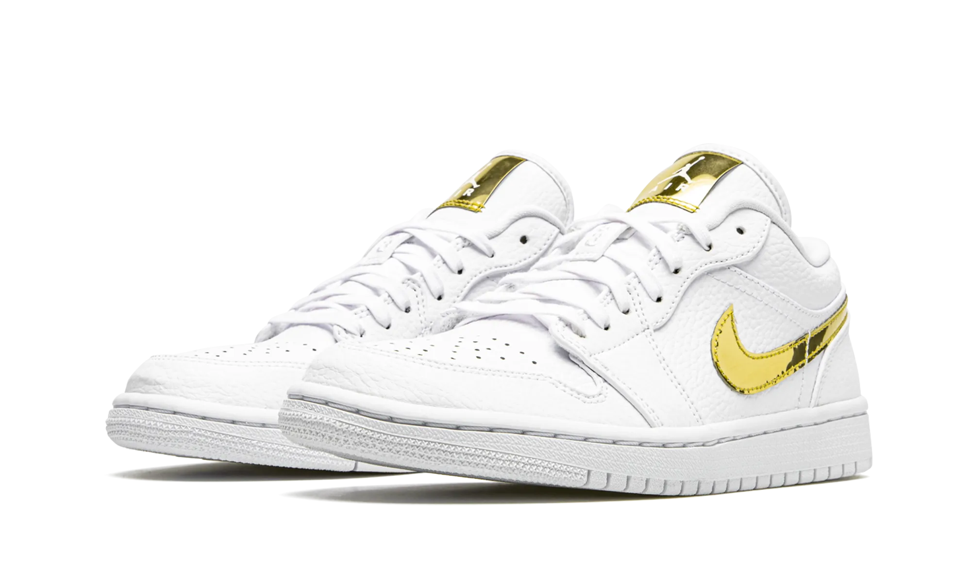 AIR JORDAN 1 LO SE WMNS "White Metallic Gold" jordan classic womens shoes