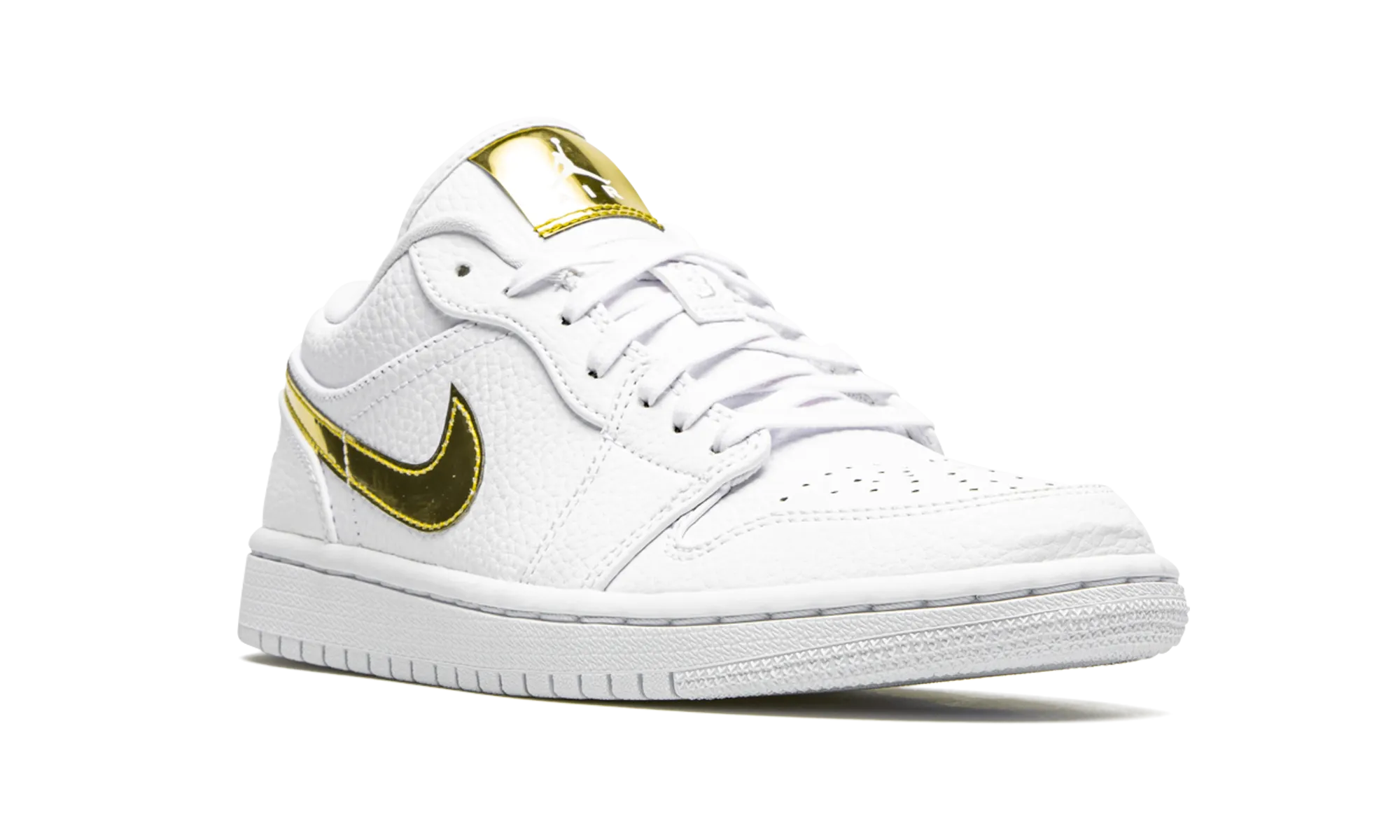 AIR JORDAN 1 LO SE WMNS "White Metallic Gold" jordan classic womens shoes