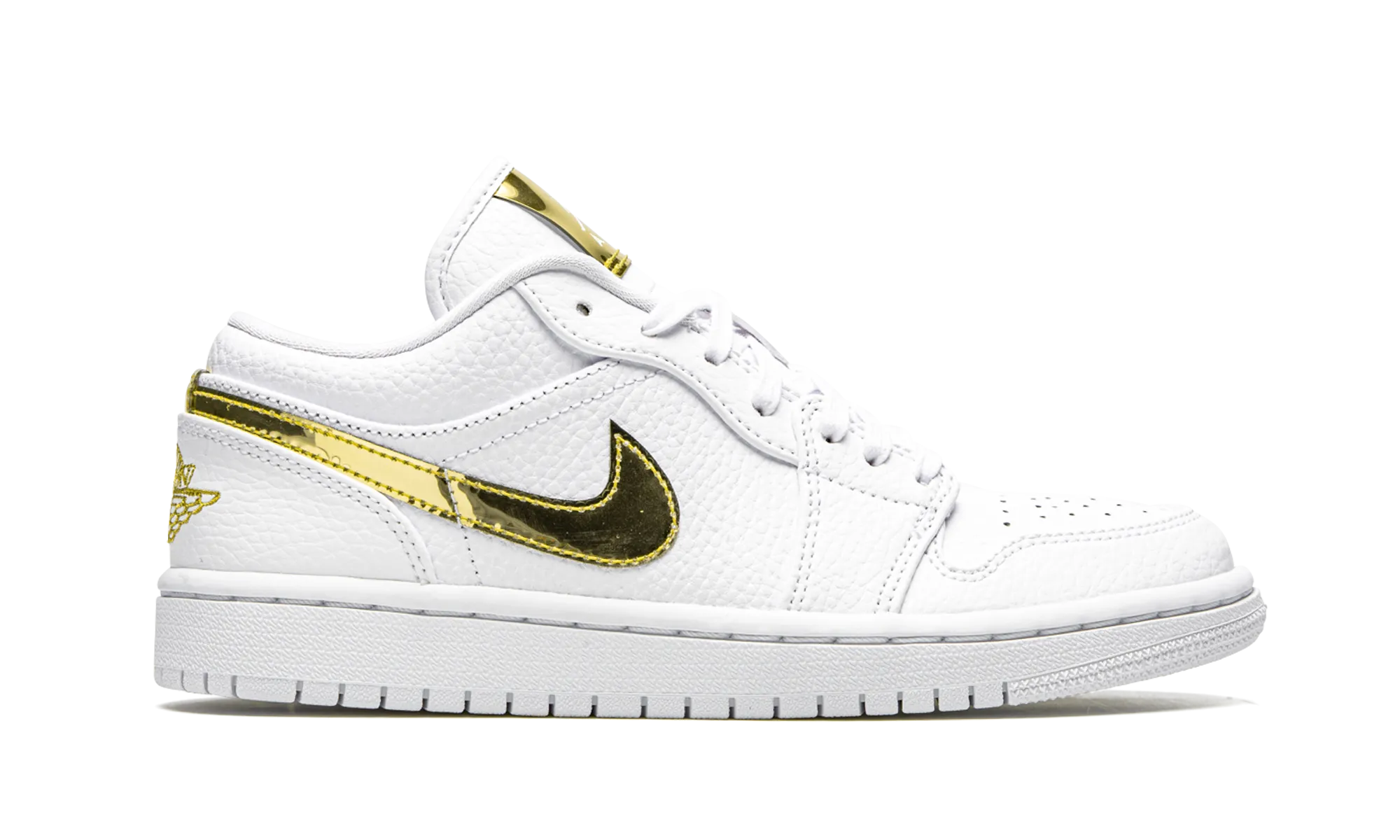 AIR JORDAN 1 LO SE WMNS "White Metallic Gold" jordan classic womens shoes