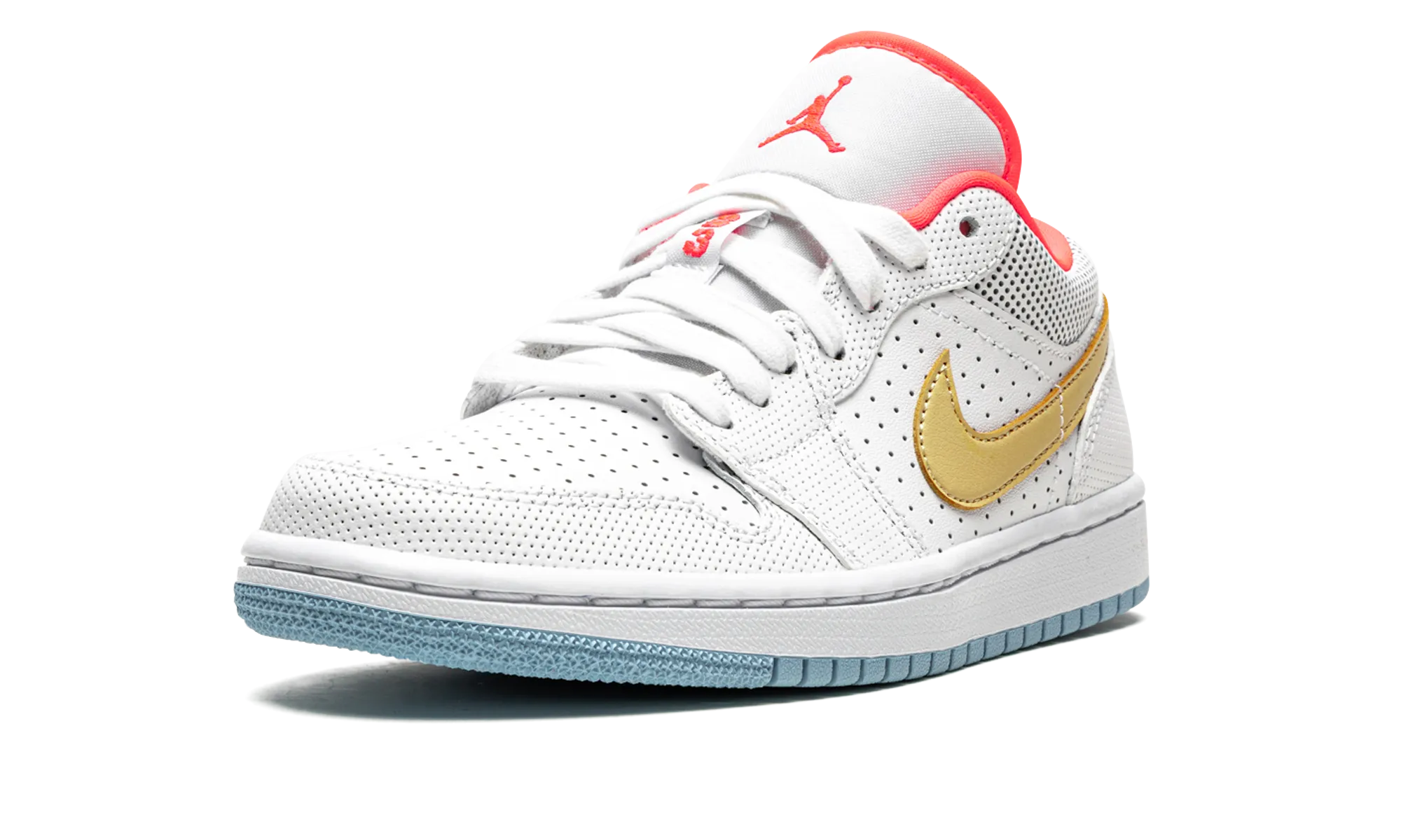 AIR JORDAN 1 LO SE WMNS "White / Sesame / Flash Crimson" jordan classic womens shoes