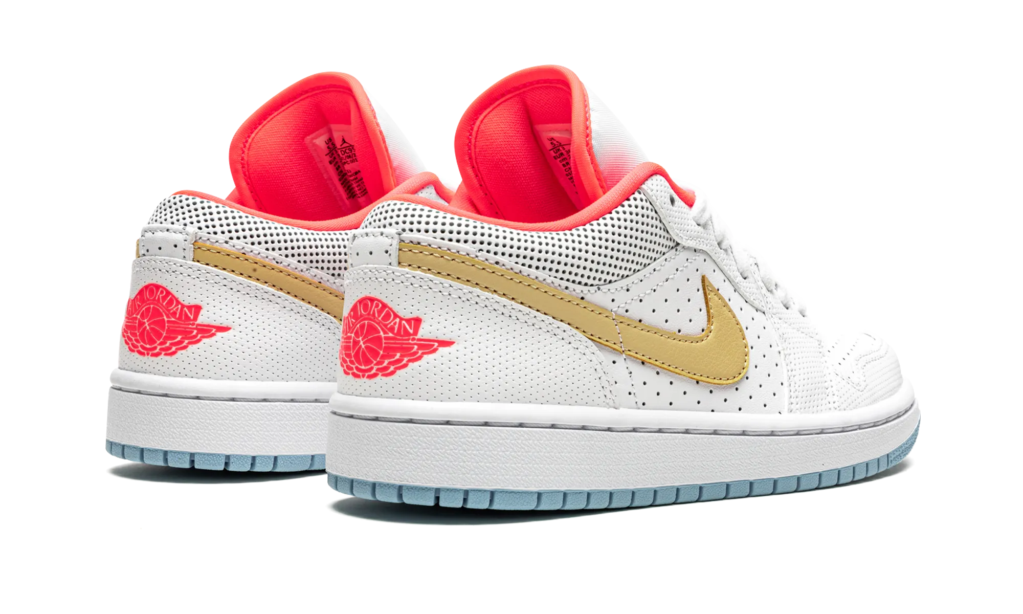 AIR JORDAN 1 LO SE WMNS "White / Sesame / Flash Crimson" jordan classic womens shoes