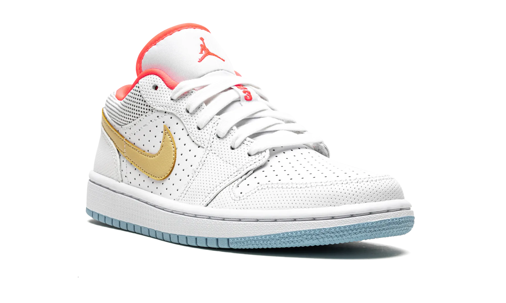 AIR JORDAN 1 LO SE WMNS "White / Sesame / Flash Crimson" jordan classic womens shoes