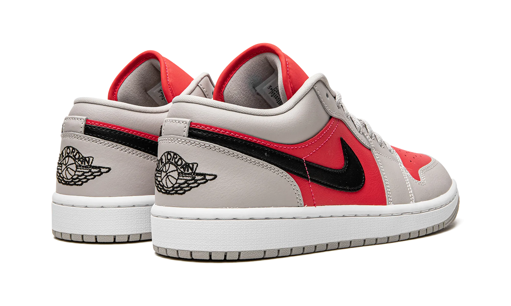 AIR JORDAN 1 LO WMNS "Light Iron Ore / Siren Red" jordan classic womens shoes