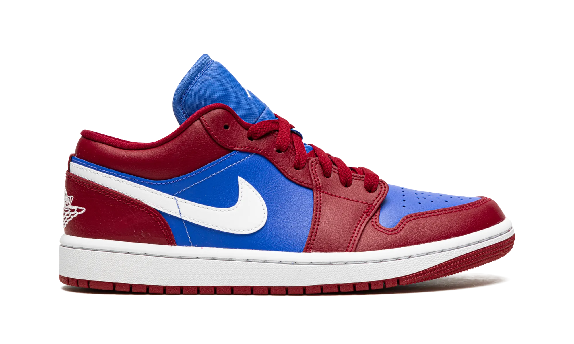 AIR JORDAN 1 LO WMNS "Pomegranate / Medium Blue" jordan classic womens shoes