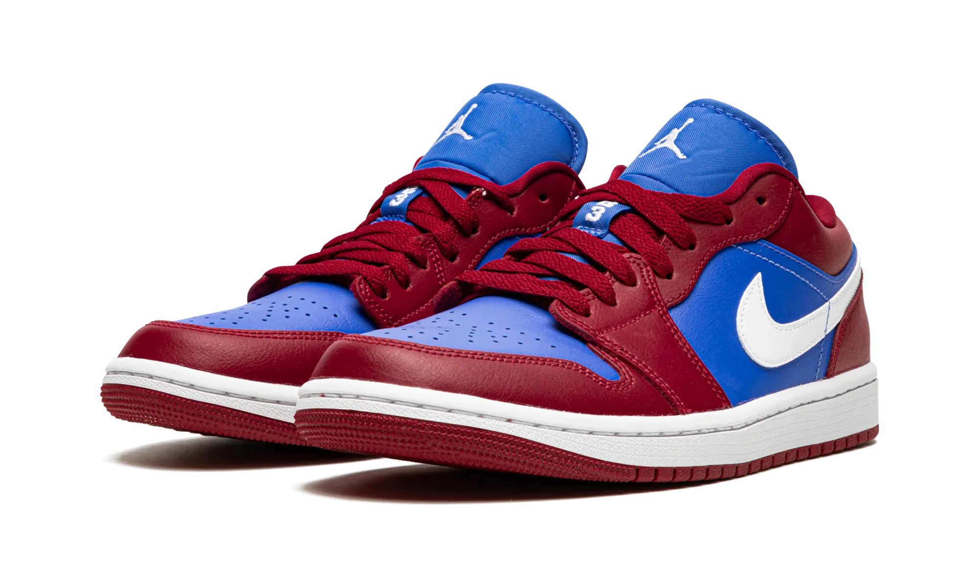 AIR JORDAN 1 LO WMNS "Pomegranate / Medium Blue" jordan classic womens shoes