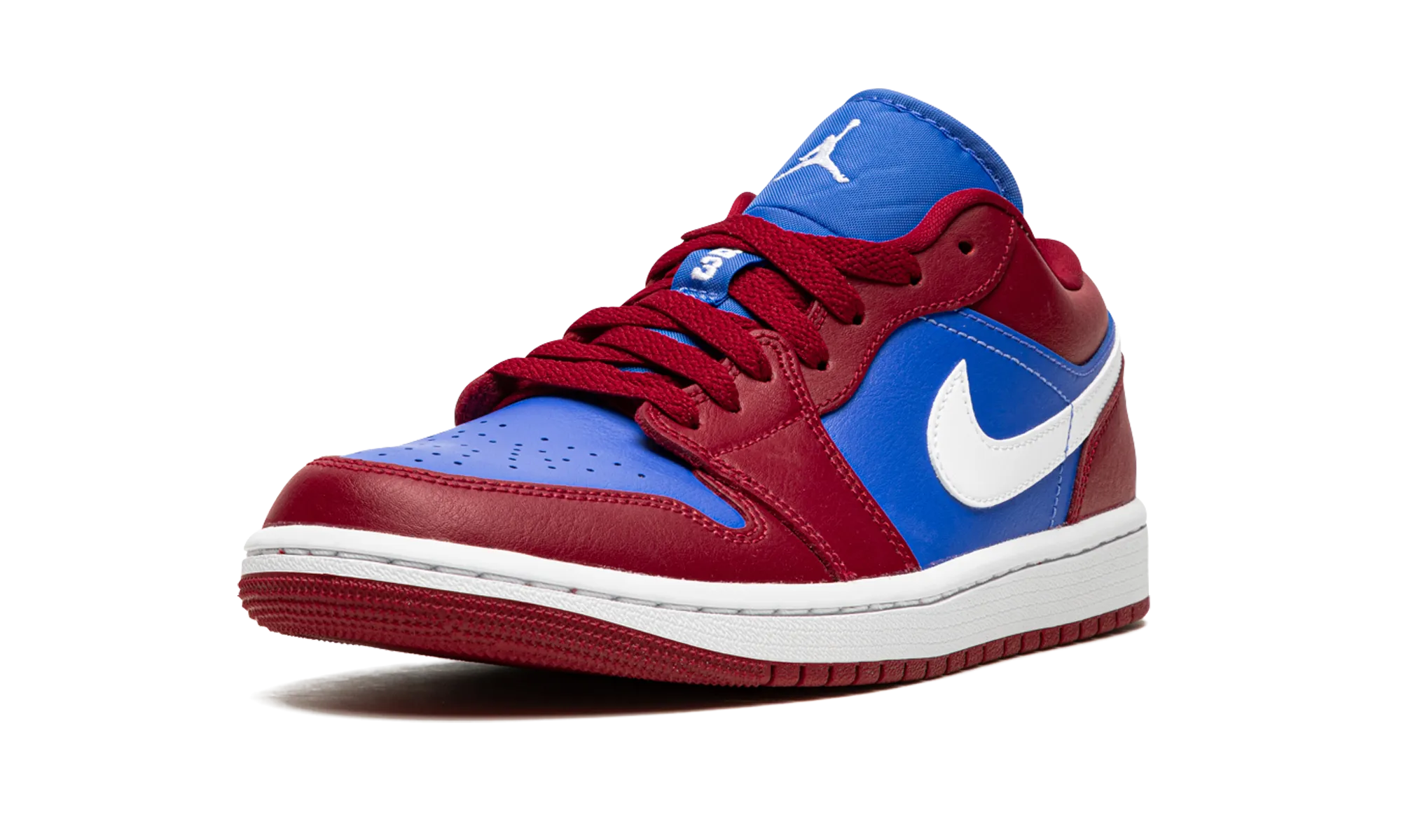 AIR JORDAN 1 LO WMNS "Pomegranate / Medium Blue" jordan classic womens shoes