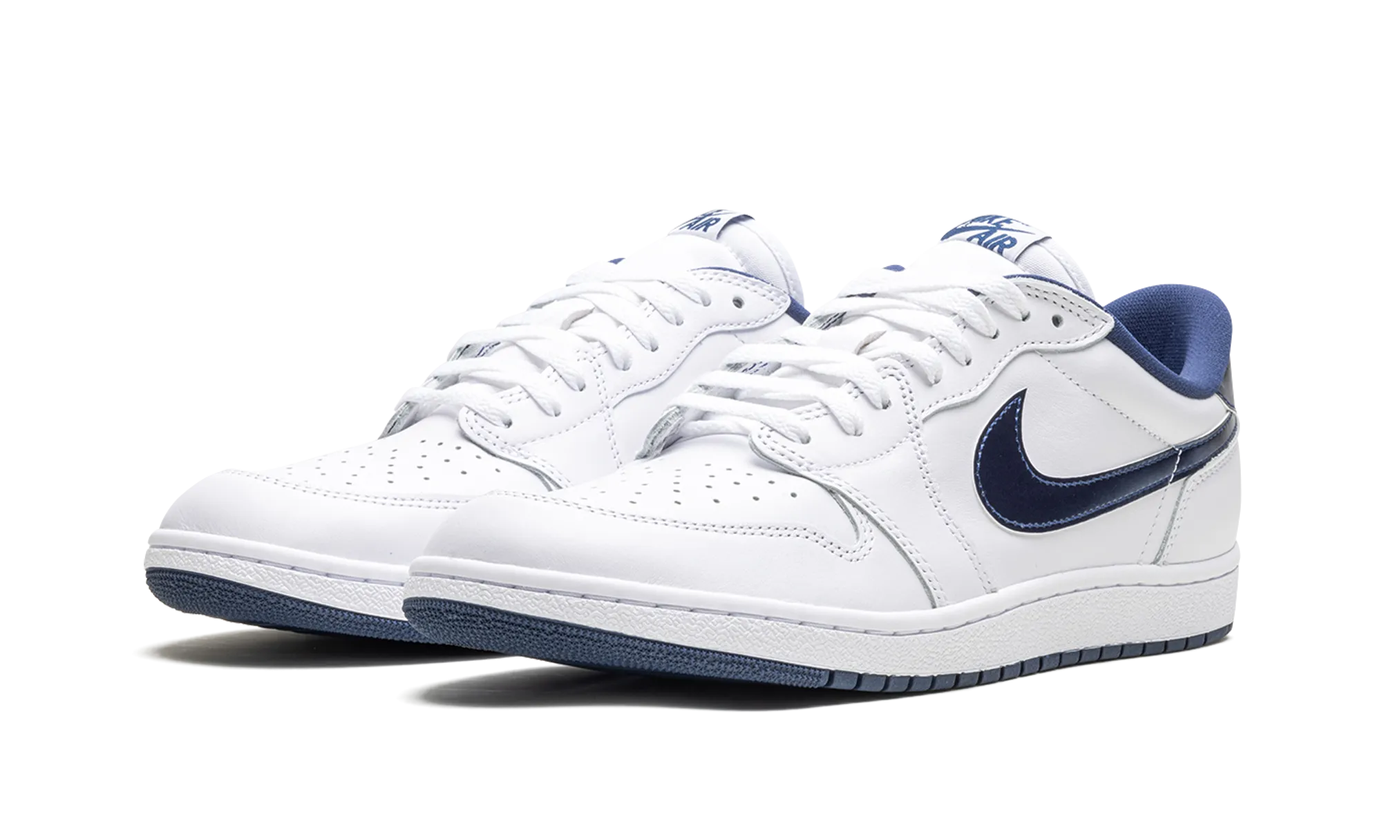Air Jordan 1 Low 85 "Metallic Navy" jordan premium mens sneakers