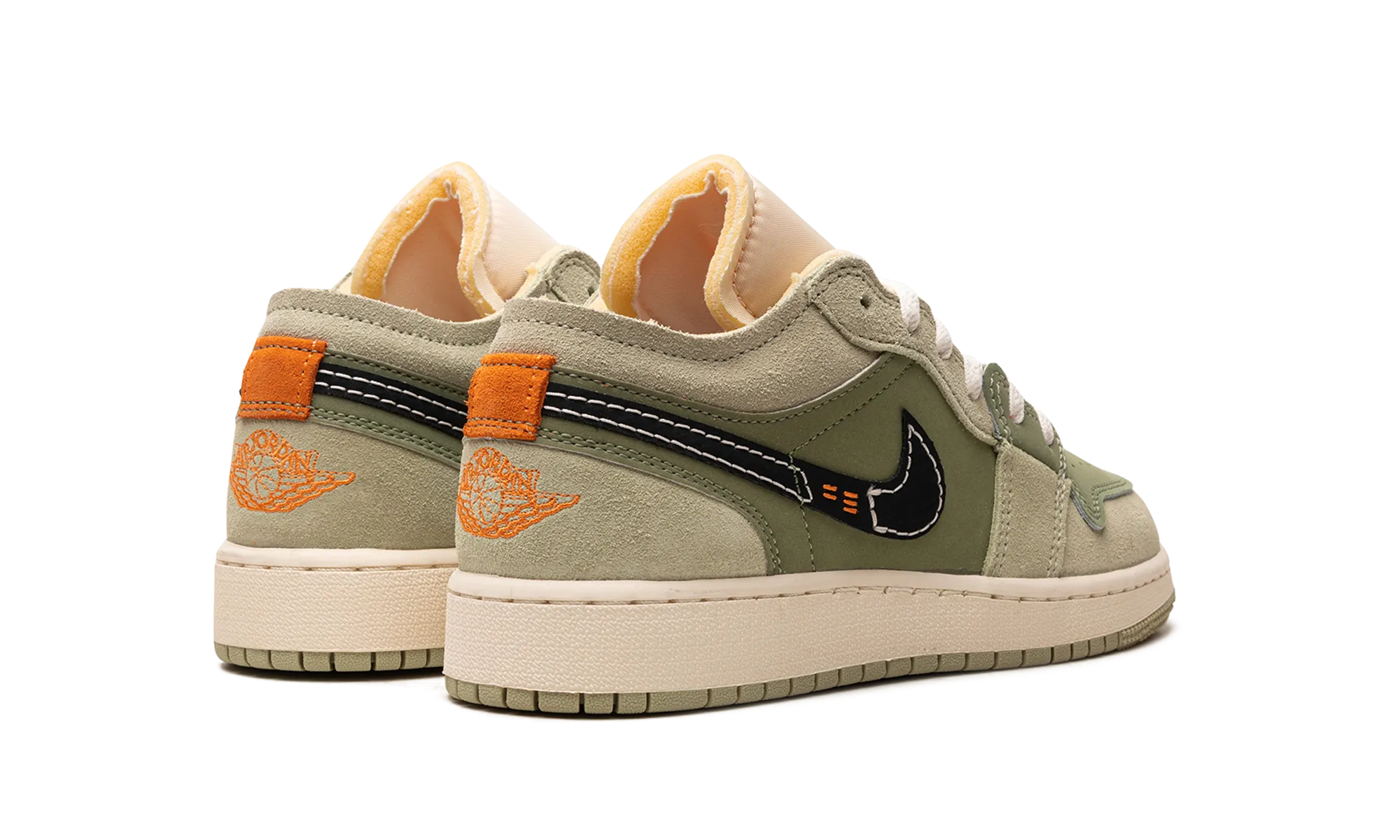 Air Jordan 1 Low Craft SE GS "Light Olive" jordan school kids shoes